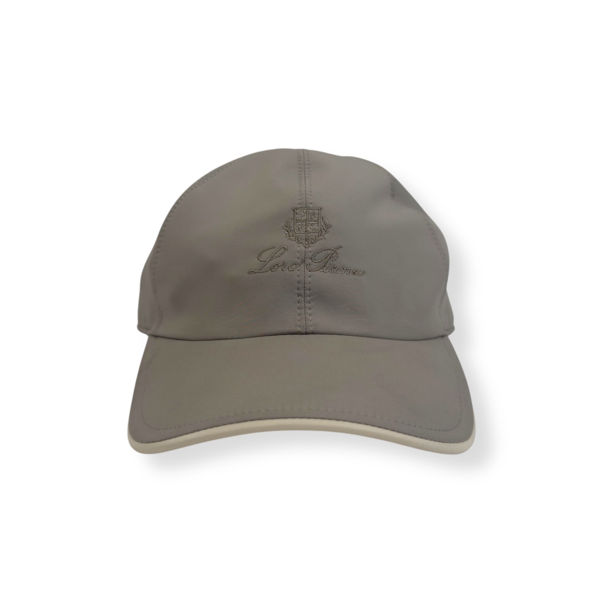 LORO PIANA MICROFIBRE BASEBALL CAP GREY M