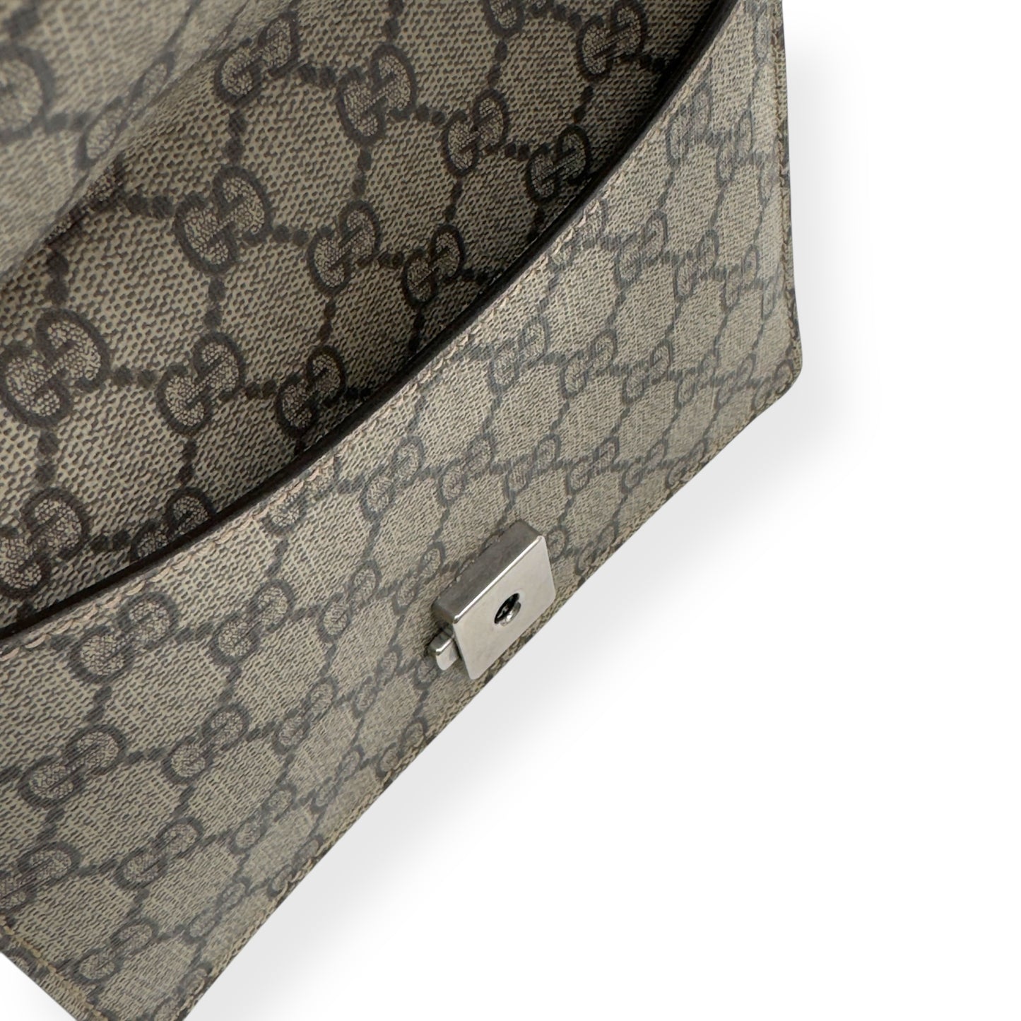 GUCCI GG SUPREME MONOGRAM DIONYSUS CANVAS SHOULDER BAG BEIGE S