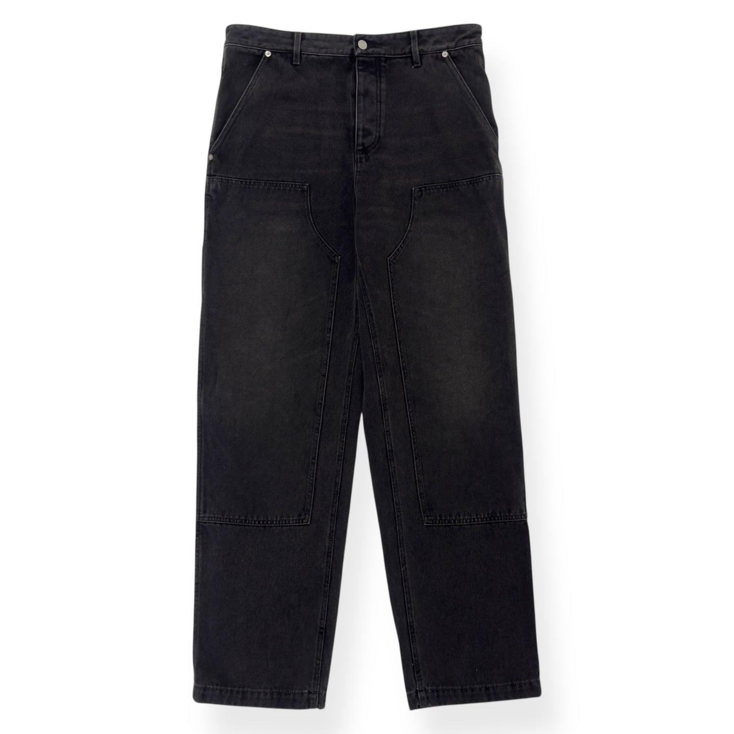 DIOR CARPENTER STRAIGHT-LEG DENIM JEANS BLACK 50 / W34” / L