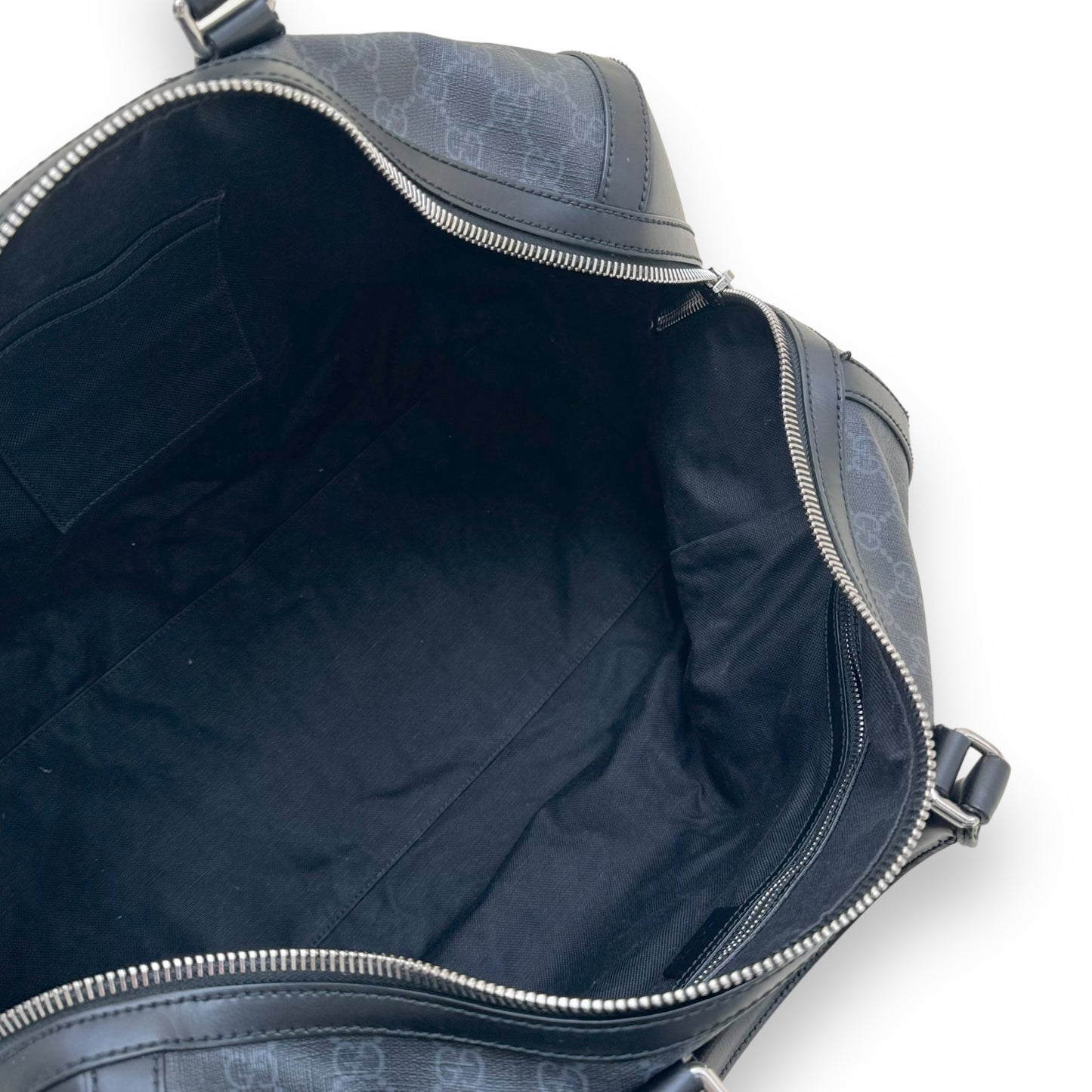 GUCCI GG CARRY-ON DUFFLE BAG BLACK