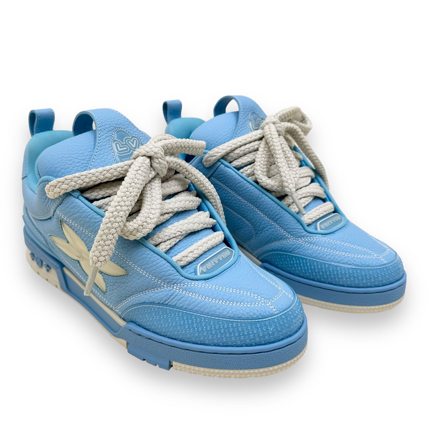 LOUIS VUITTON LV SKATE SNEAKER LUXURY BLUE UK8