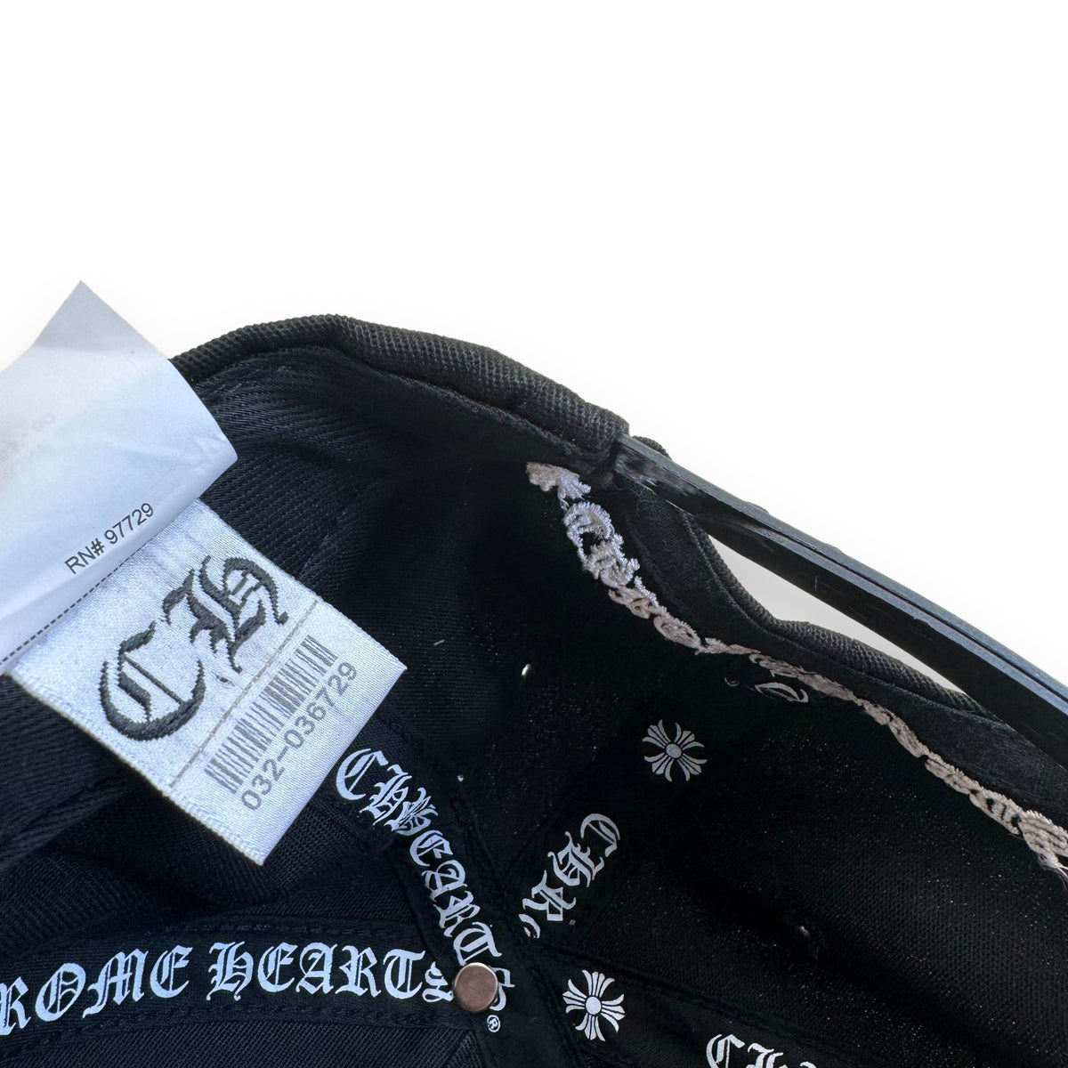 CHROME HEARTS CH CAP BLACK / GREY O/S