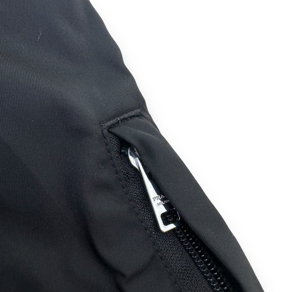 PRADA RE-NYLON GABARDINE TROUSERS BLACK XL