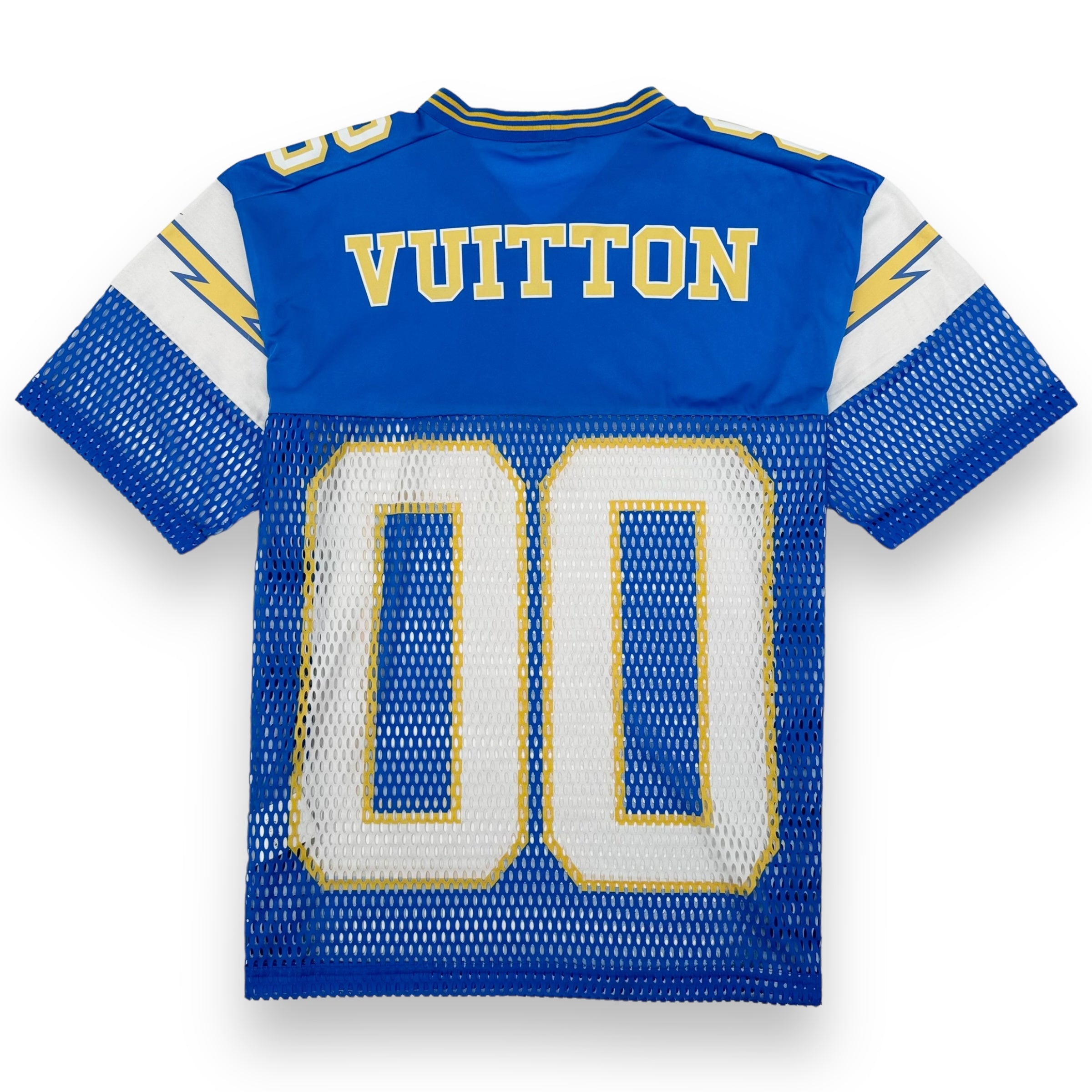 LOUIS VUITTON SPORT JERSEY WITH PATCH SHIRT BLUE L