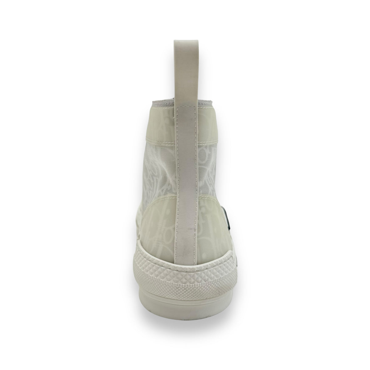 DIOR B23 OBLIQUE HIGH TOP SNEAKER WHITE UK11