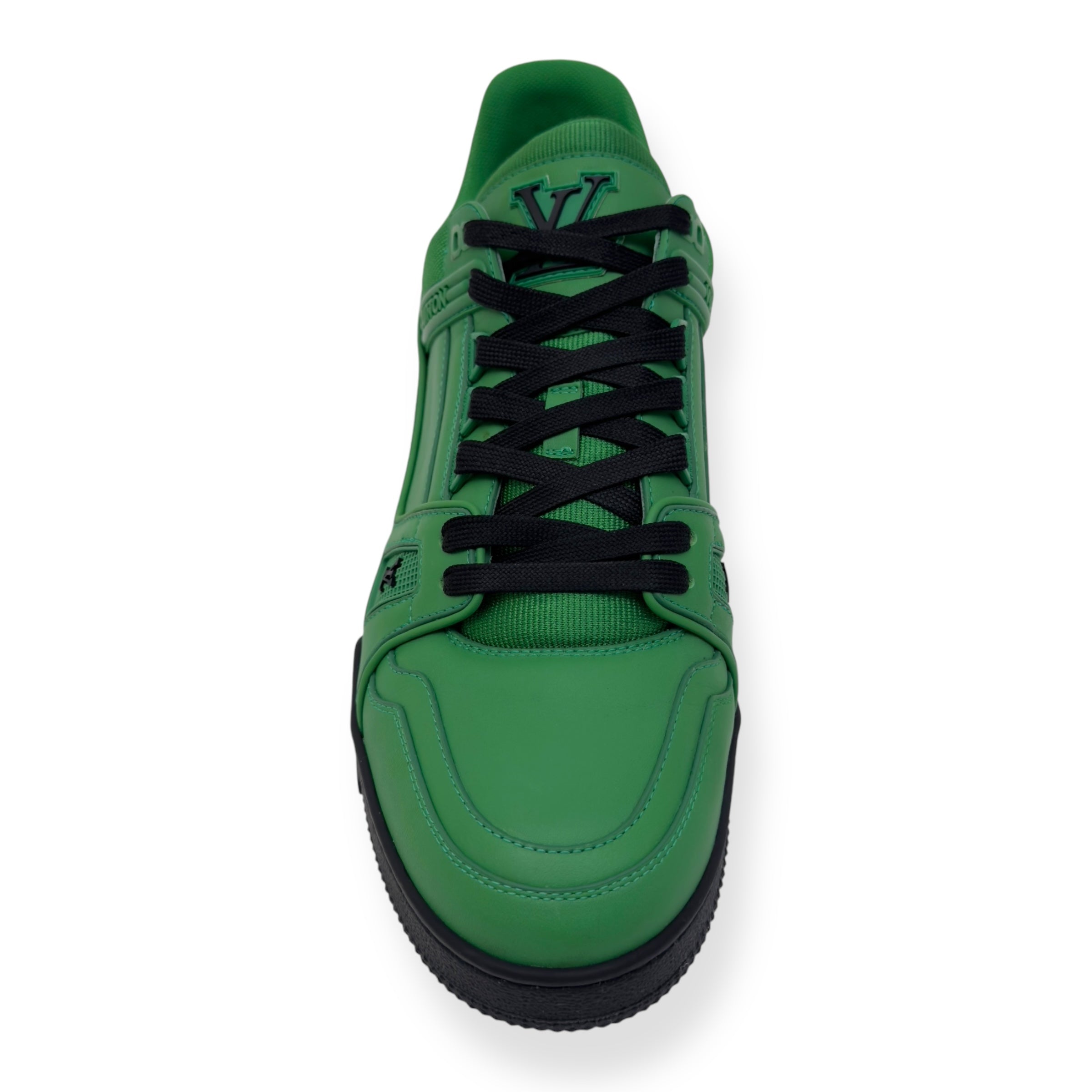 LOUIS VUITTON LV TRAINER GREEN / BLACK UK8.5