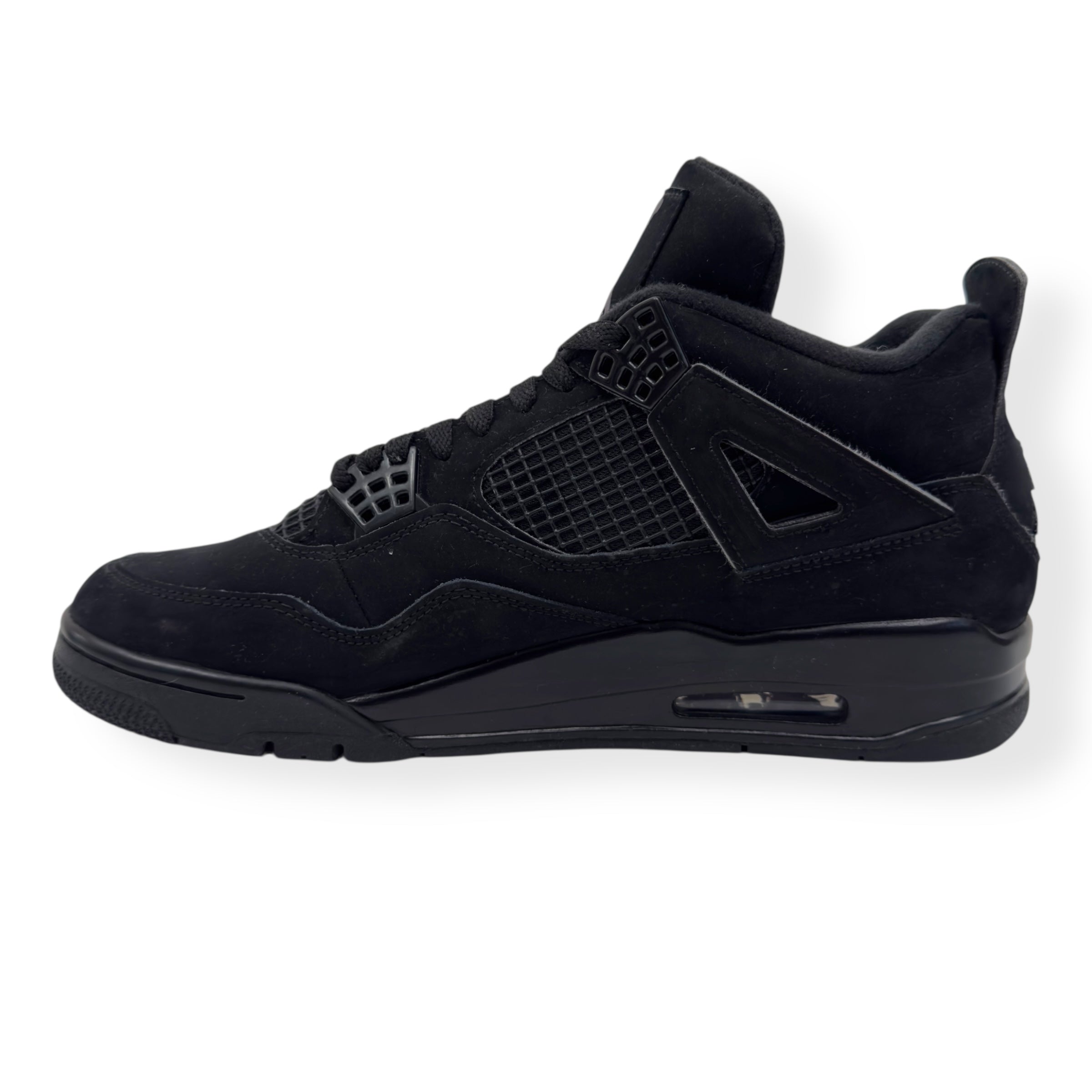 JORDAN 4 RETRO SUEDE SNEAKER BLACK CAT UK9.5
