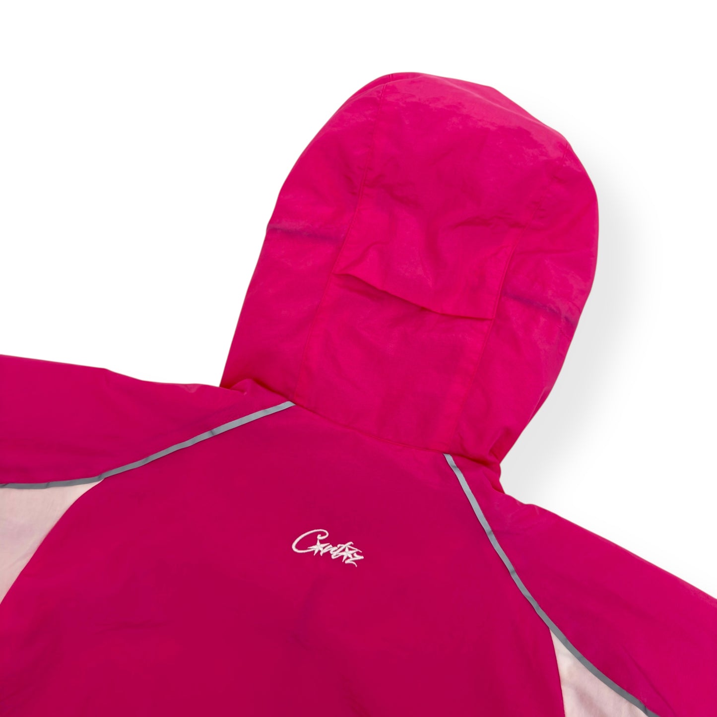 CORTEIZ ZIP-UP WINDBREAKER JACKET PINK L