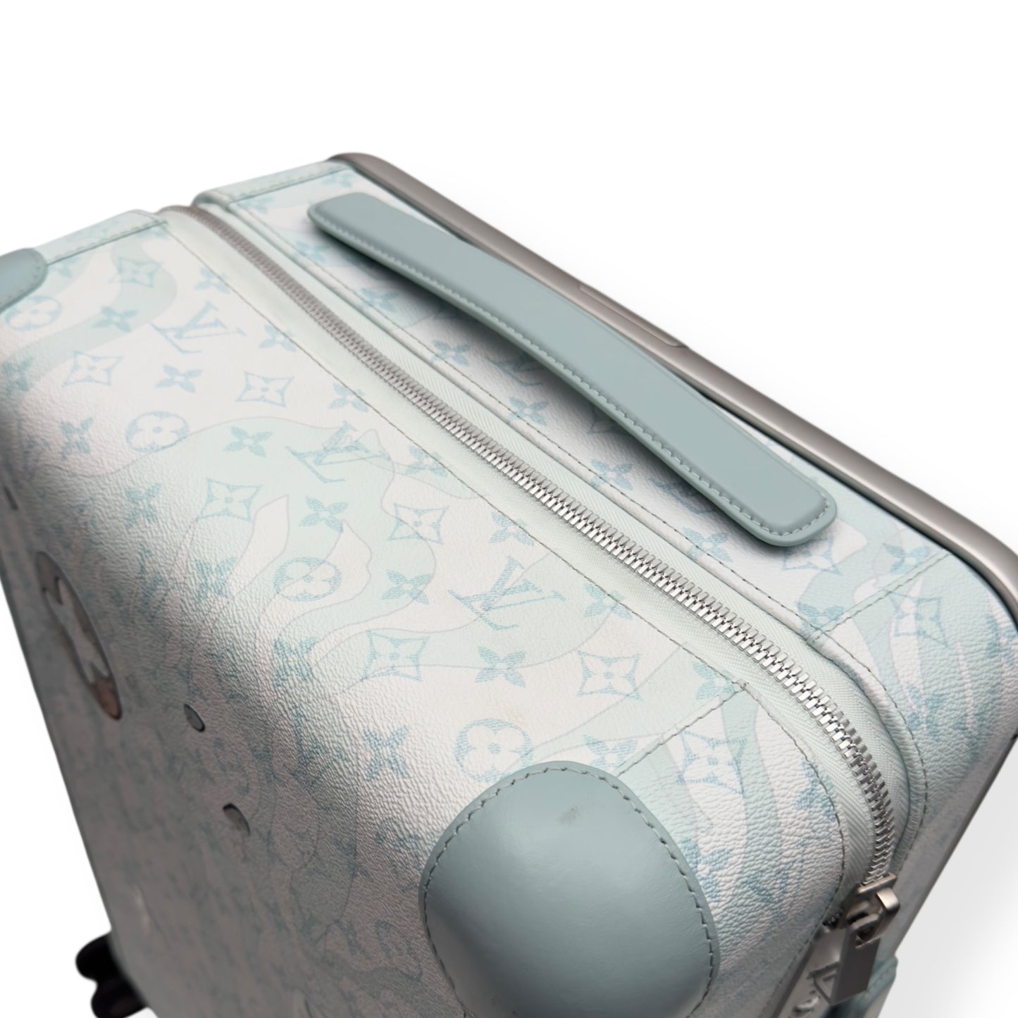 LOUIS VUITTON HORIZON 55 SUITCASE CRYSTAL BLUE M