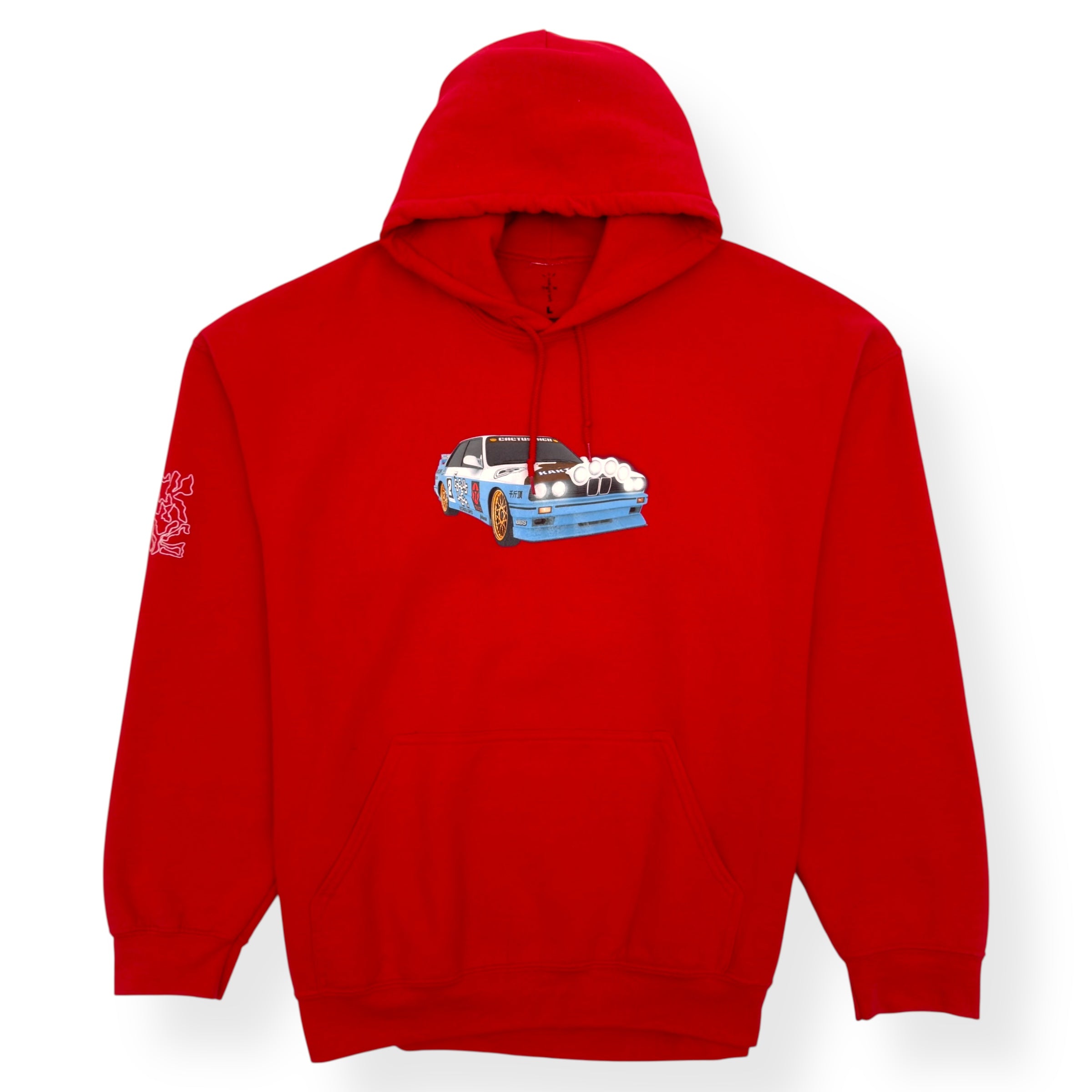 TRAVIS SCOTT JACKBOYS VEHICLE HOODIE RED L