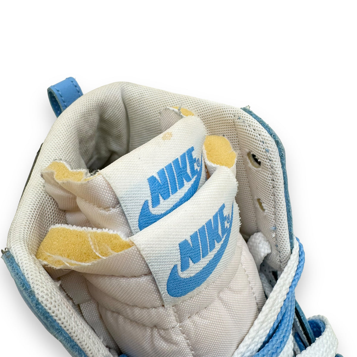 NIKE X SACAI MID BLAZER SNEAKER WHITE / BLUE / BLACK UK8.5
