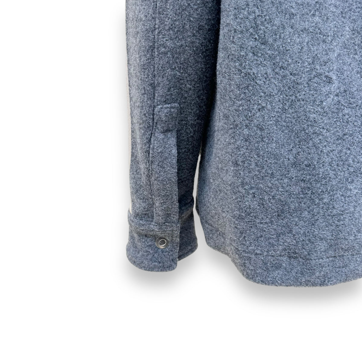 PALM ANGELS WOOL TRACK SHIRT GREY M