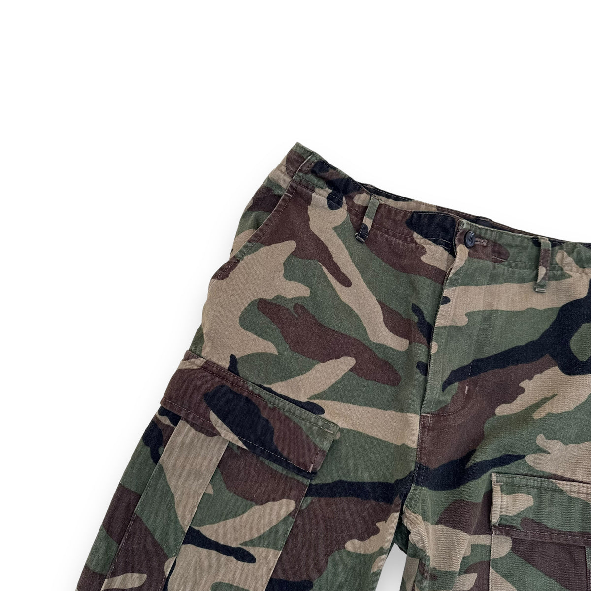 BALENCIAGA CARGO PANTS GREEN CAMO S