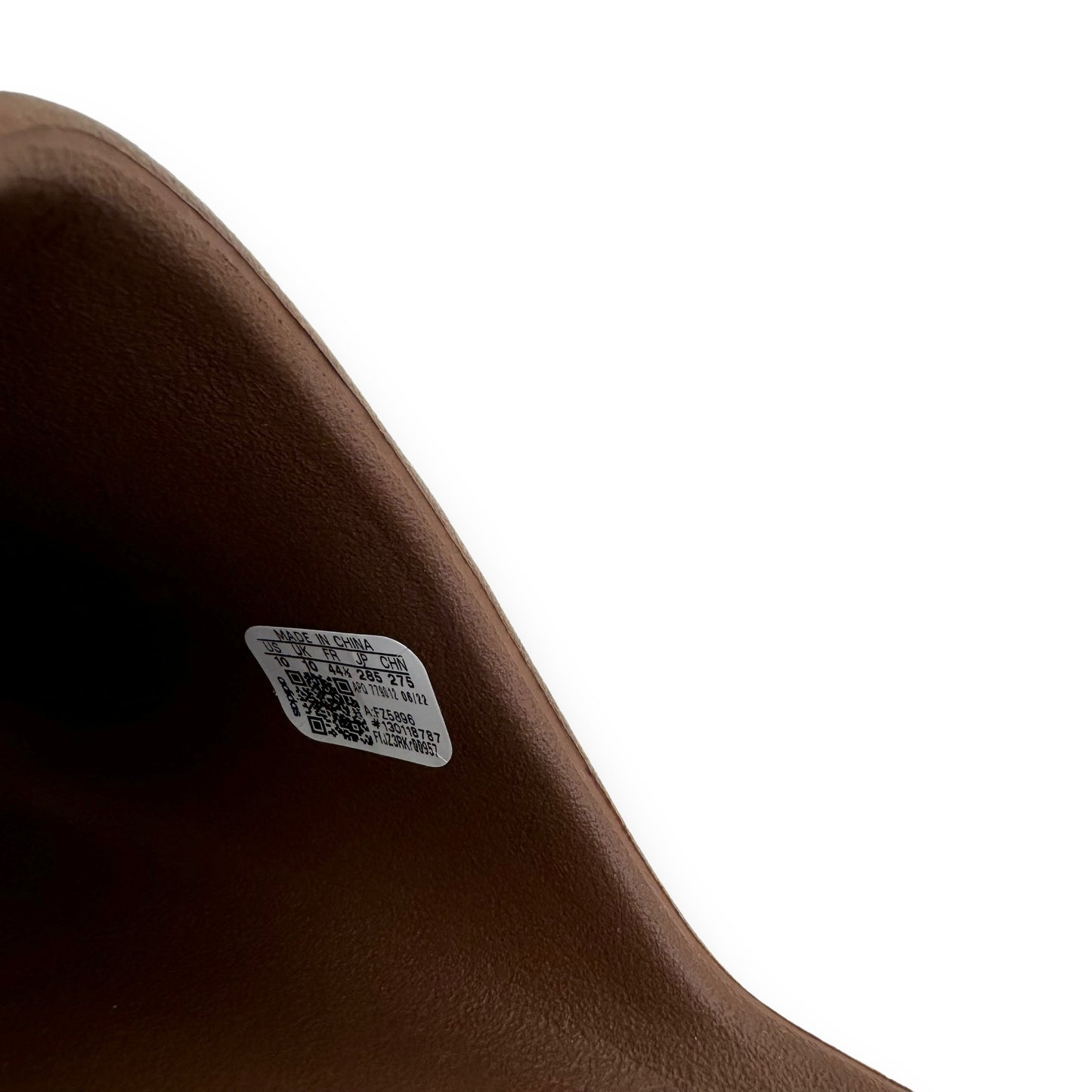 ADIDAS YEEZY SLIDE FLAX BROWN UK10