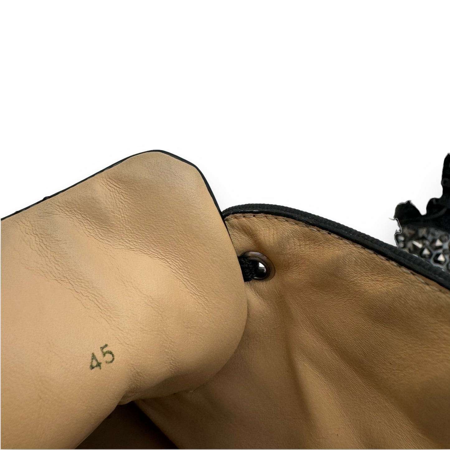 CHRISTIAN LOUBOUTIN SUEDE / LEATHER / VELVET CRYSTAL SNEAKER UK11