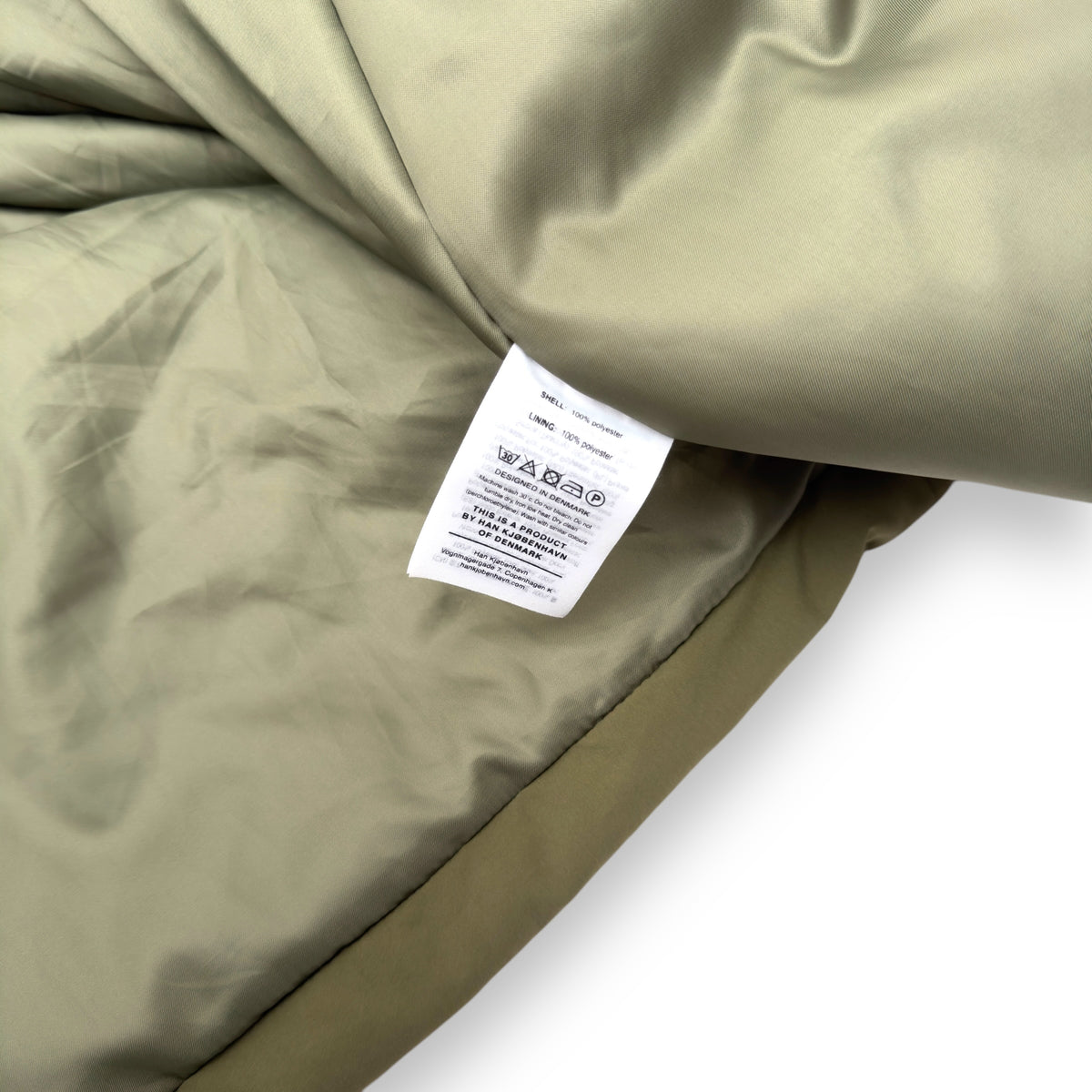 HAN KJØBENHAVN JAKKE PADDED COAT ARMY GREEN XL