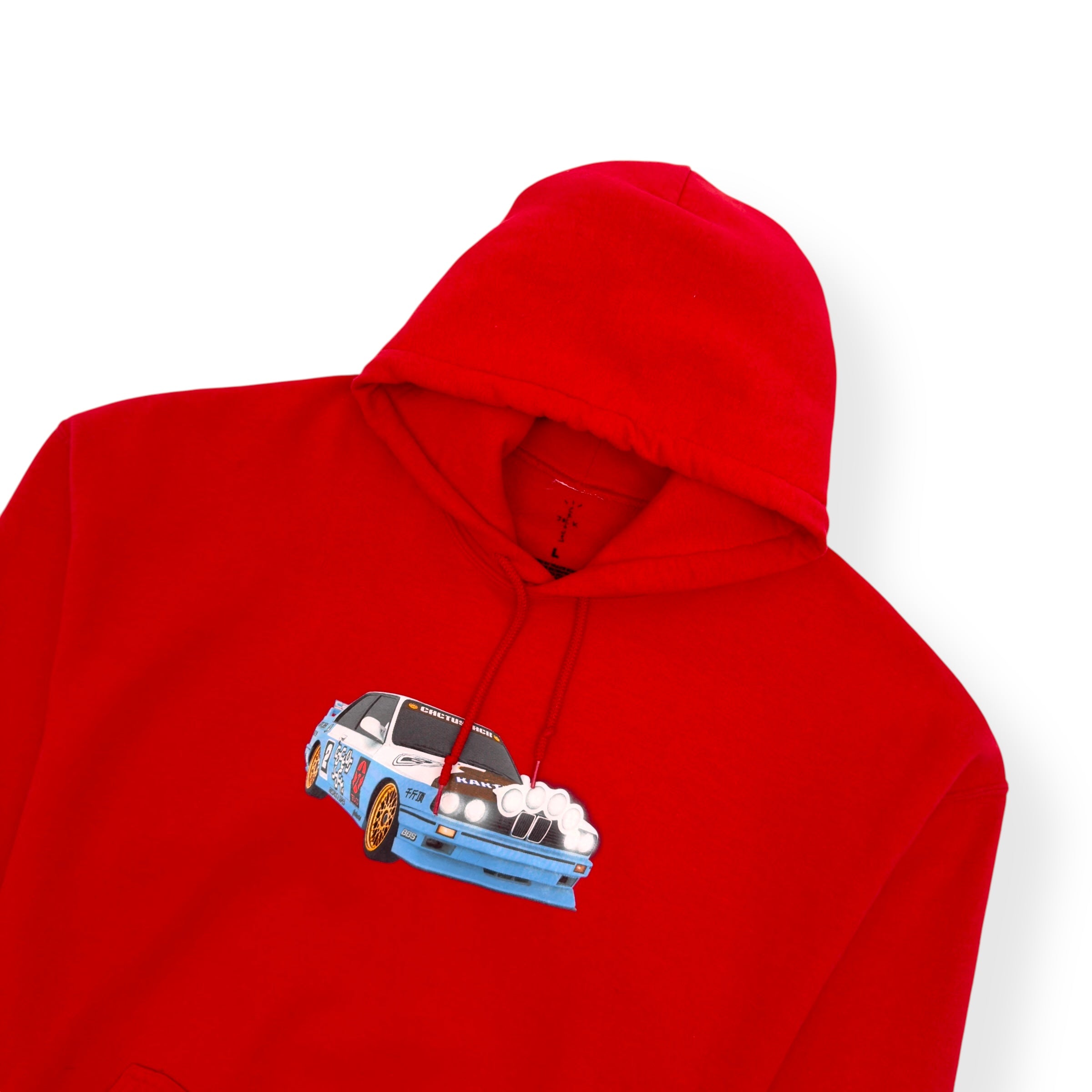 TRAVIS SCOTT JACKBOYS VEHICLE HOODIE RED L