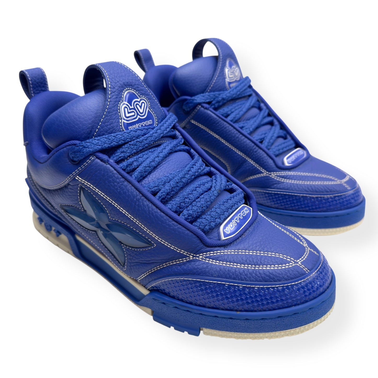 LOUIS VUITTON LV SKATE SNEAKER ROYAL BLUE UK8