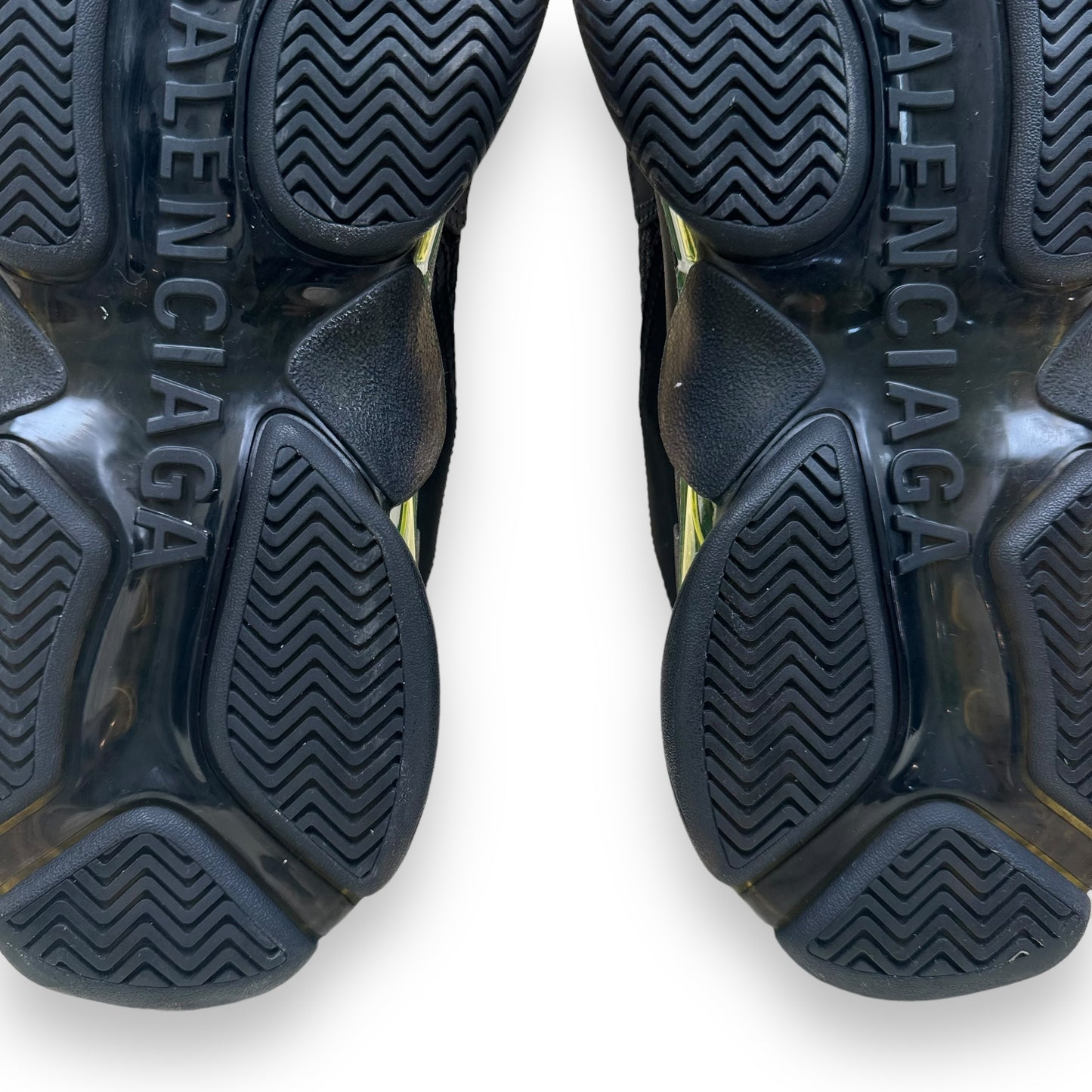 BALENCIAGA TRIPLE S SNEAKER BLACK / GREEN UK8