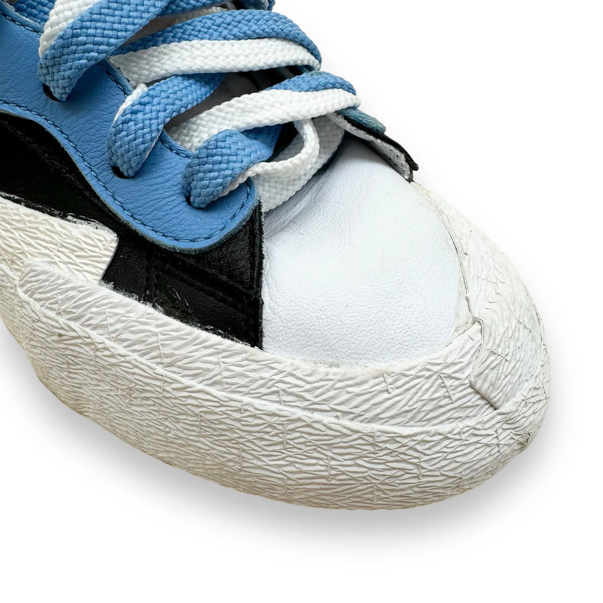 NIKE X SACAI MID BLAZER SNEAKER WHITE / BLUE / BLACK UK8.5