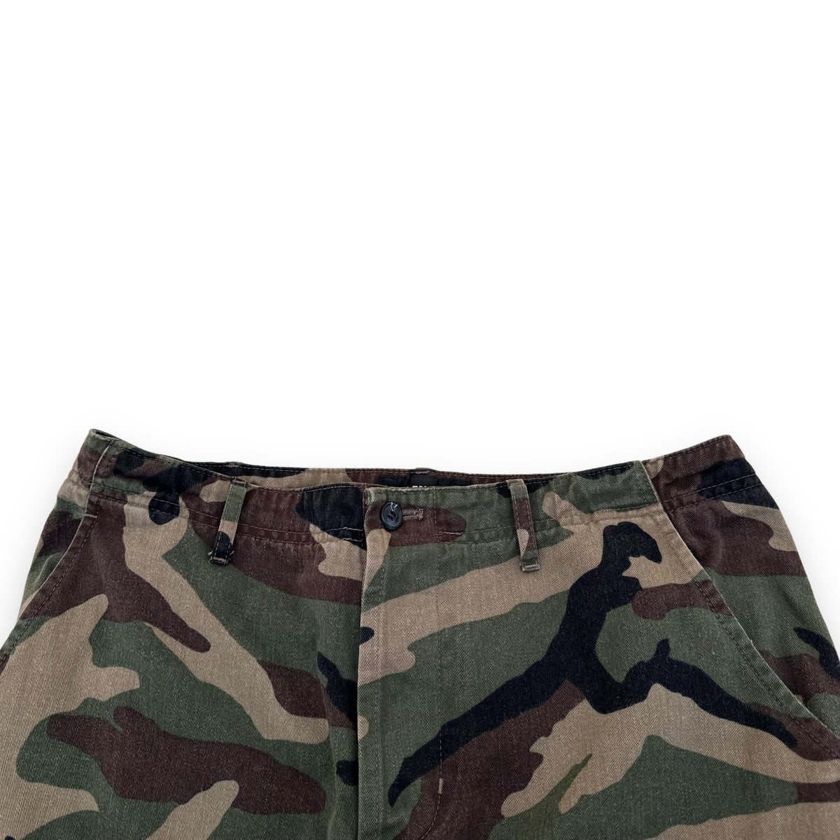 BALENCIAGA CARGO PANTS GREEN CAMO S