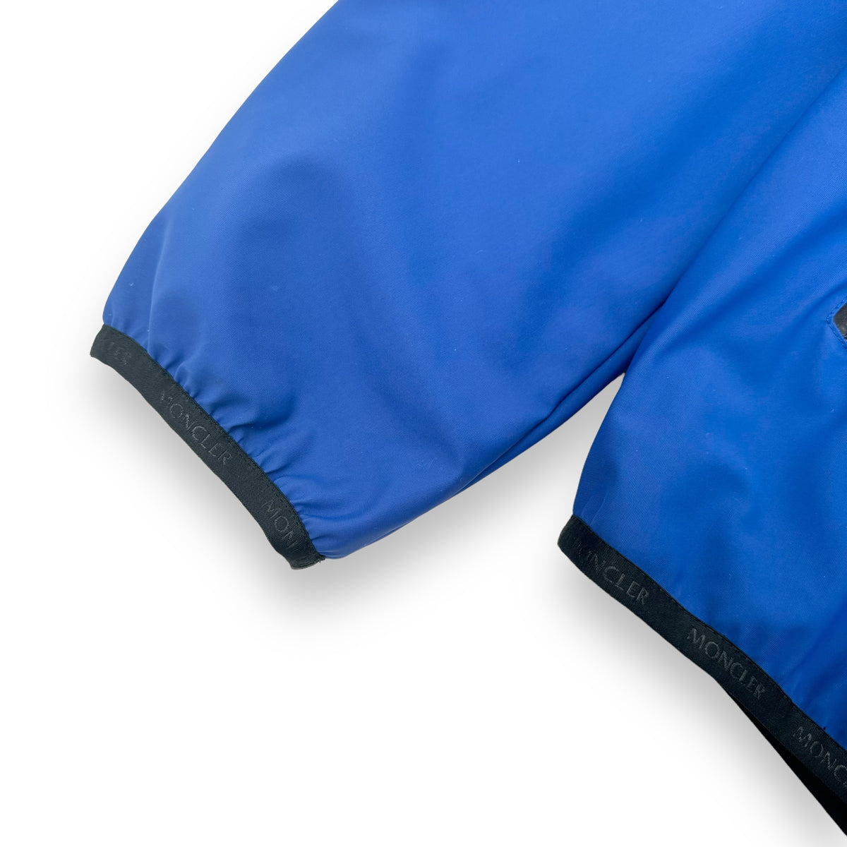 MONCLER DUPORT GIUBBOTTO JACKET BLUE / BLACK XL