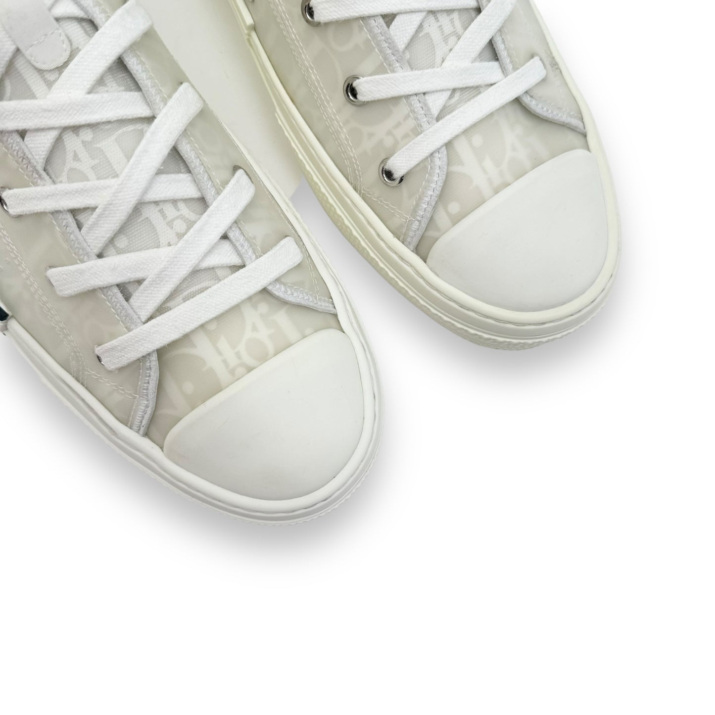 DIOR B23 OBLIQUE HIGH TOP SNEAKER WHITE UK11