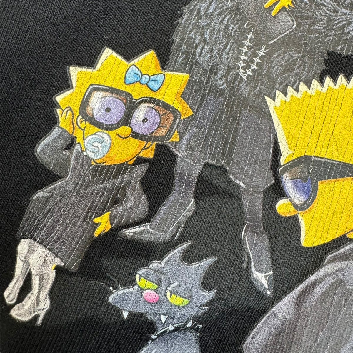 BALENCIAGA X THE SIMPSONS GRAPHIC PRINT HOODIE BLACK M