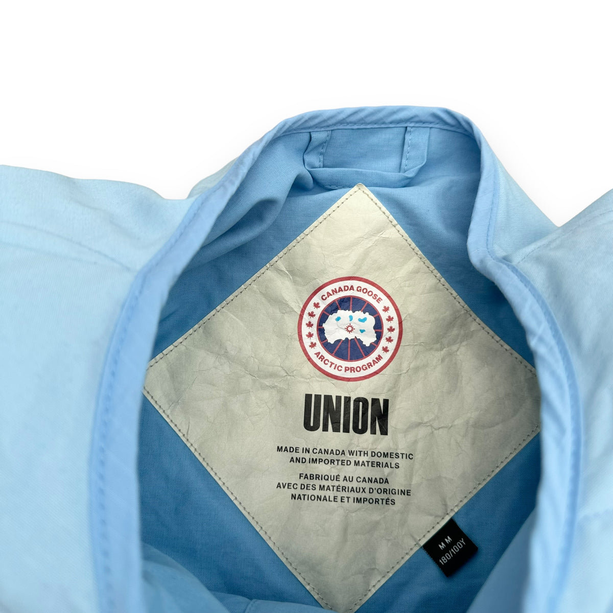 CANADA GOOSE & NBA X UNION BREDA LINER JACKET BABY BLUE M