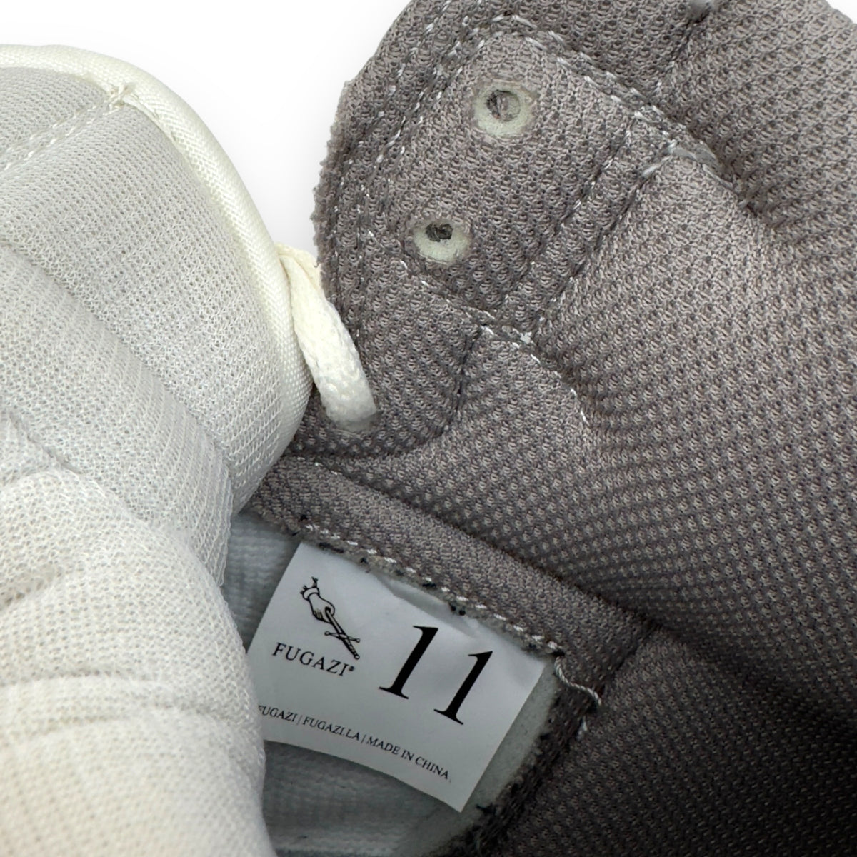 FUGAZI ONE IN THE CHAMBER SNEAKER WHITE UK11