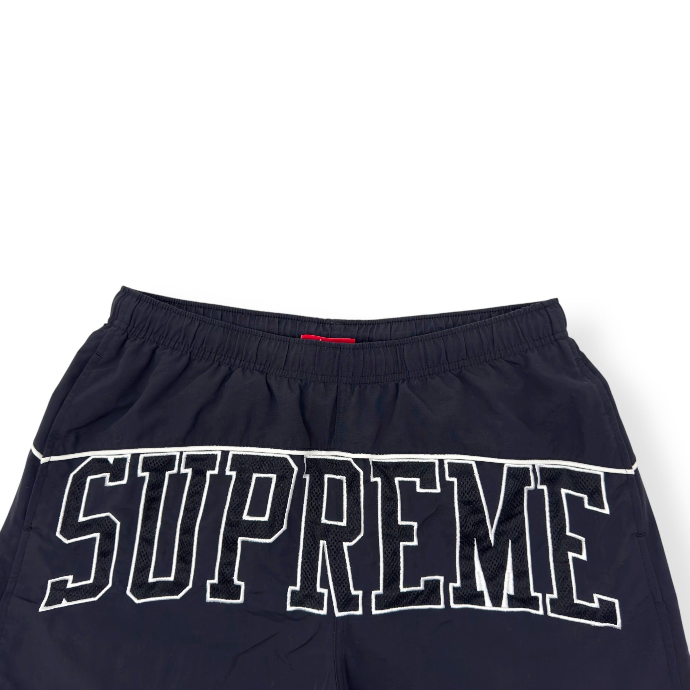 SUPREME ARC WATER SHORTS BLACK / WHITE L