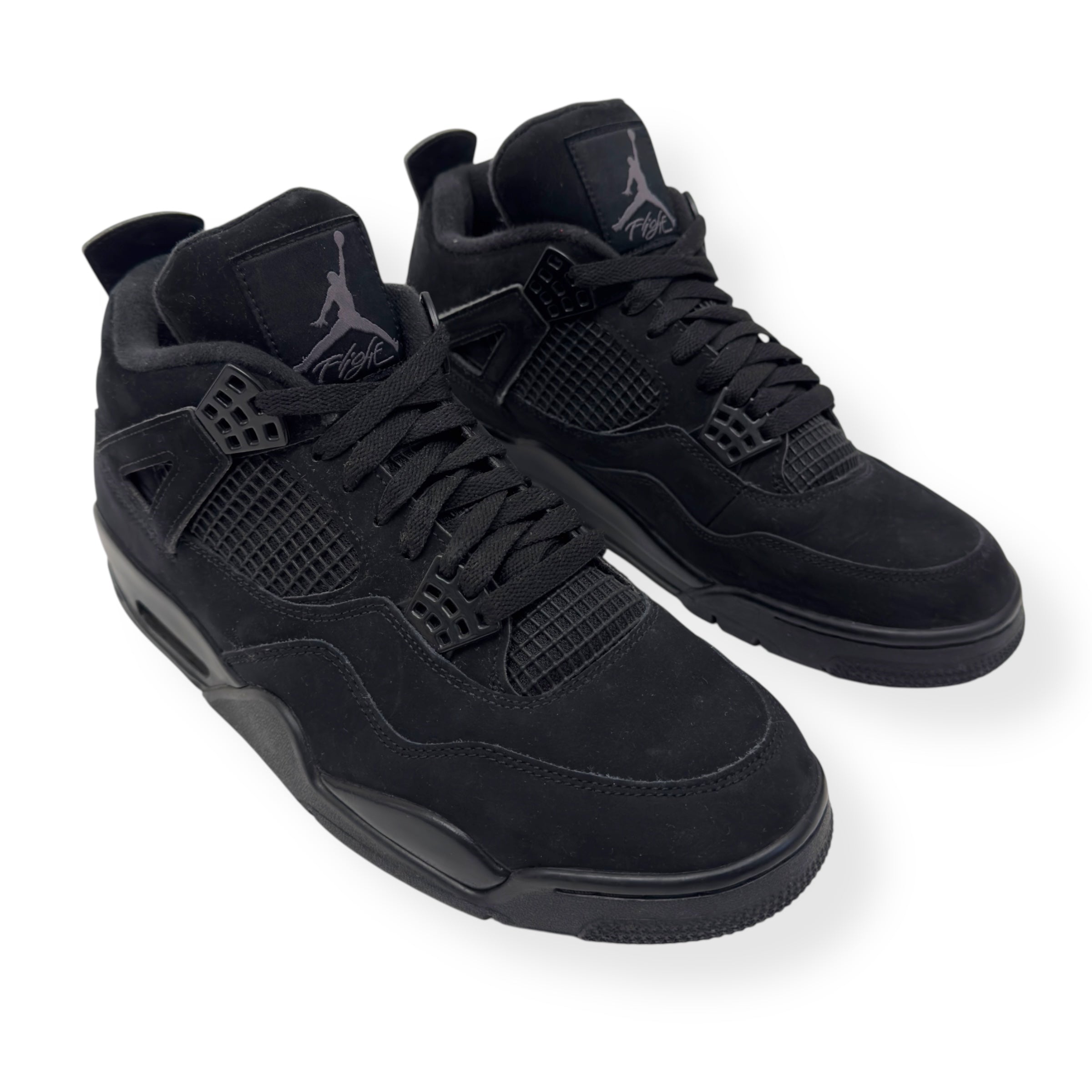 JORDAN 4 RETRO SUEDE SNEAKER BLACK CAT UK9.5