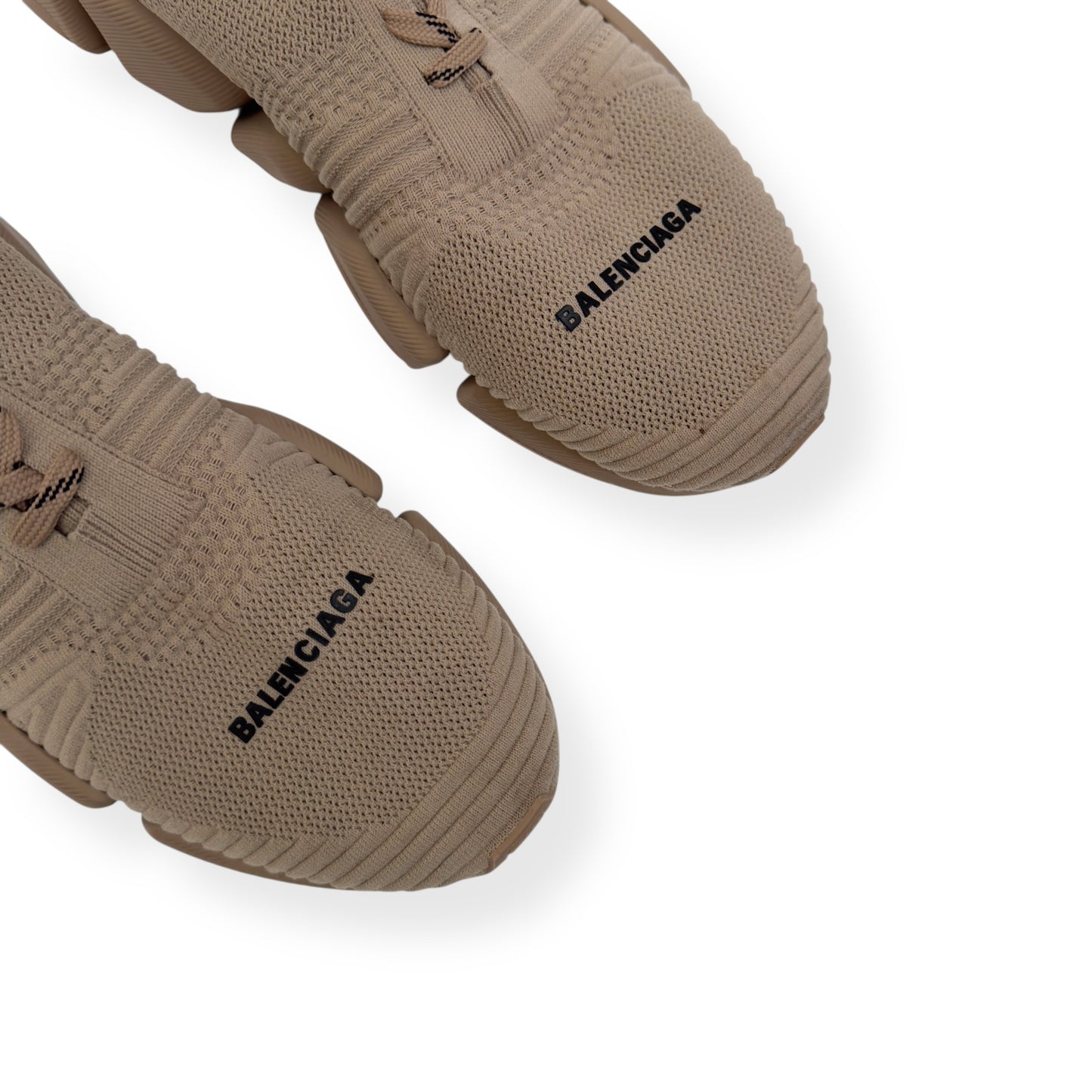 BALENCIAGA SPEED 2.0 LACE UP SNEAKER BEIGE UK11