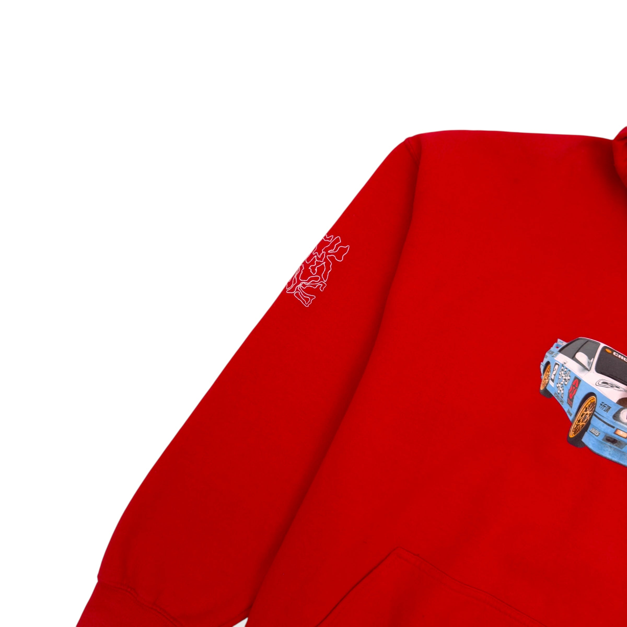 TRAVIS SCOTT JACKBOYS VEHICLE HOODIE RED L