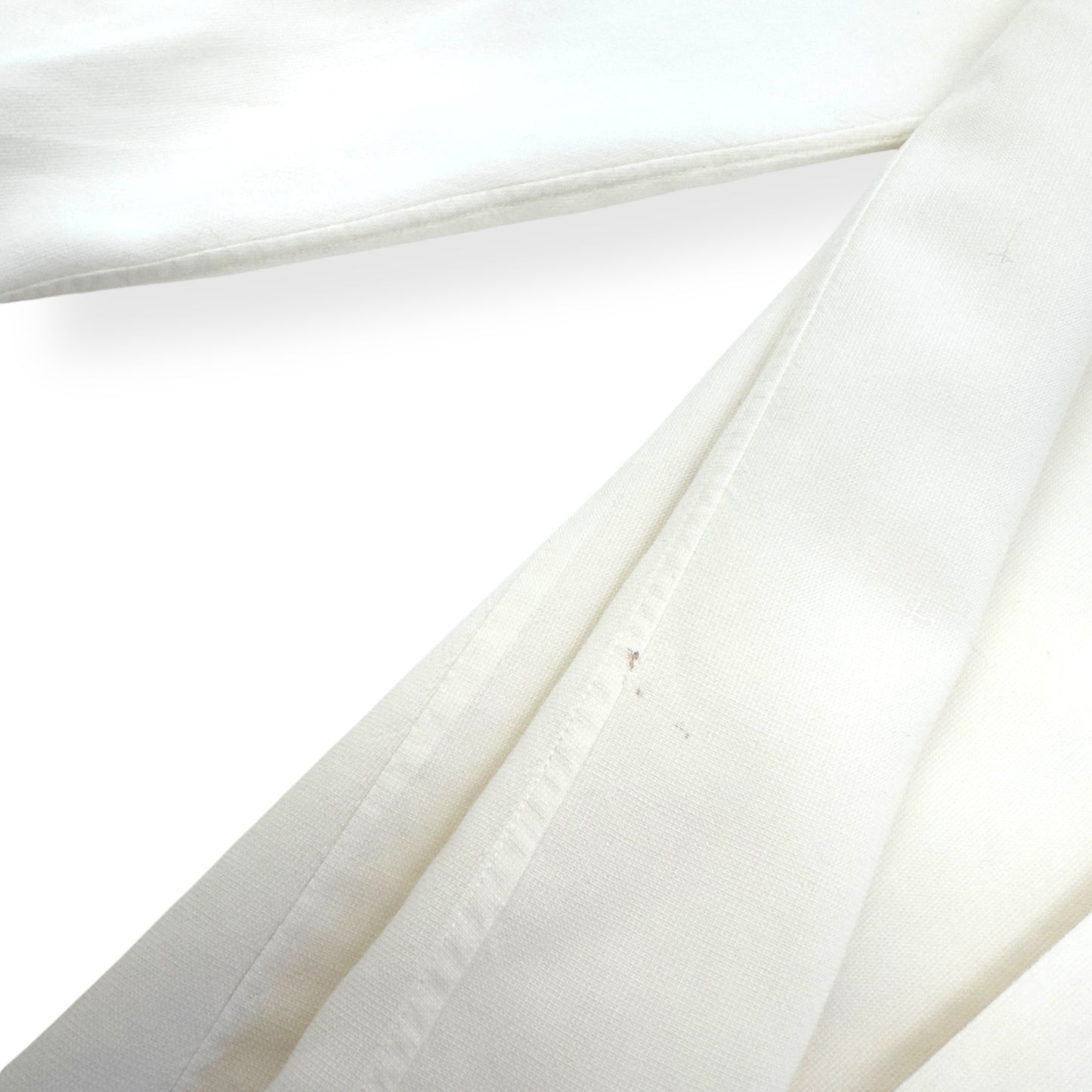 THOM SWEENEY WOOL BUTTON DOWN SHIRT CREAM M