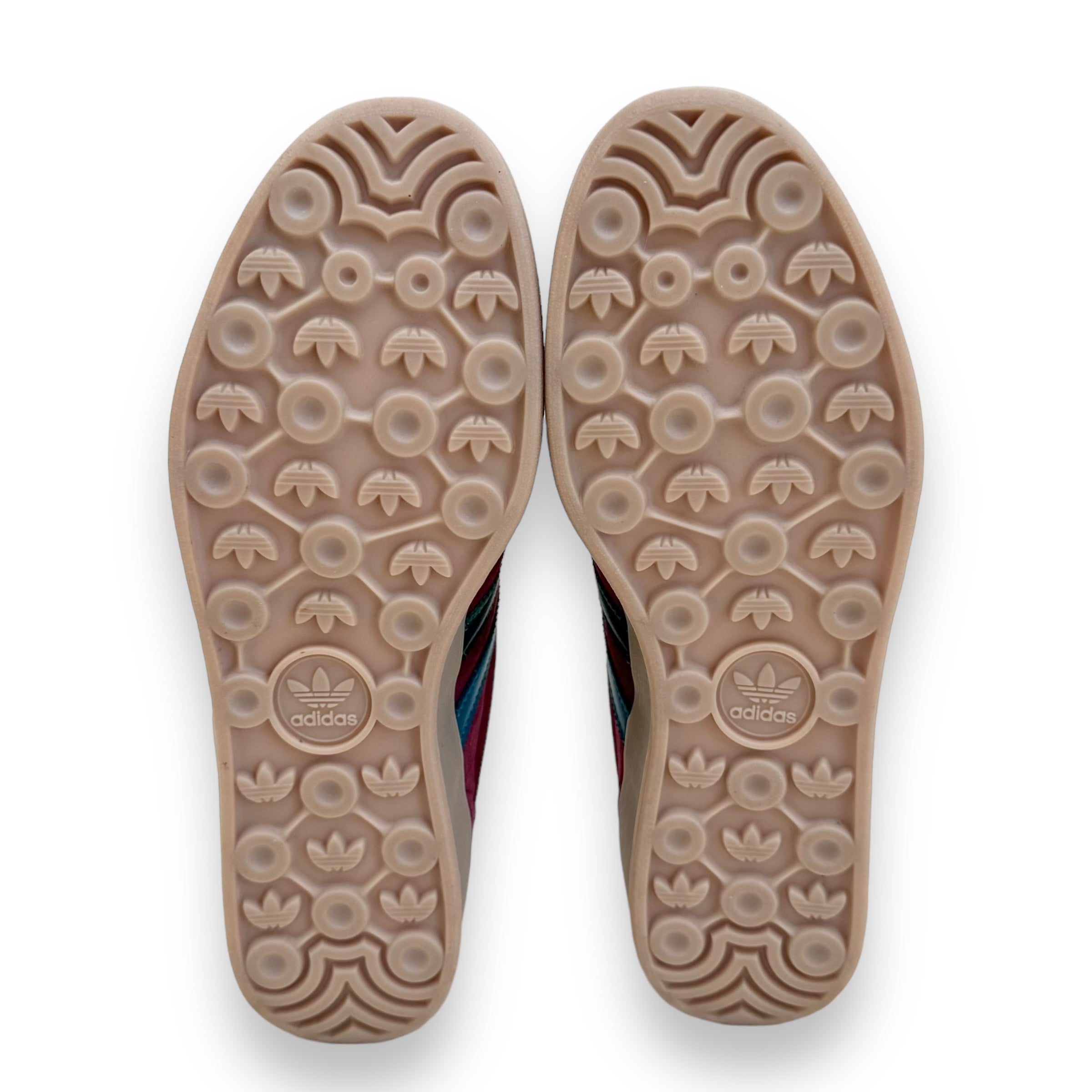 ADIDAS ORIGINAL GAZELLE INDOOR SUEDE SNEAKER BURGUNDY UK10