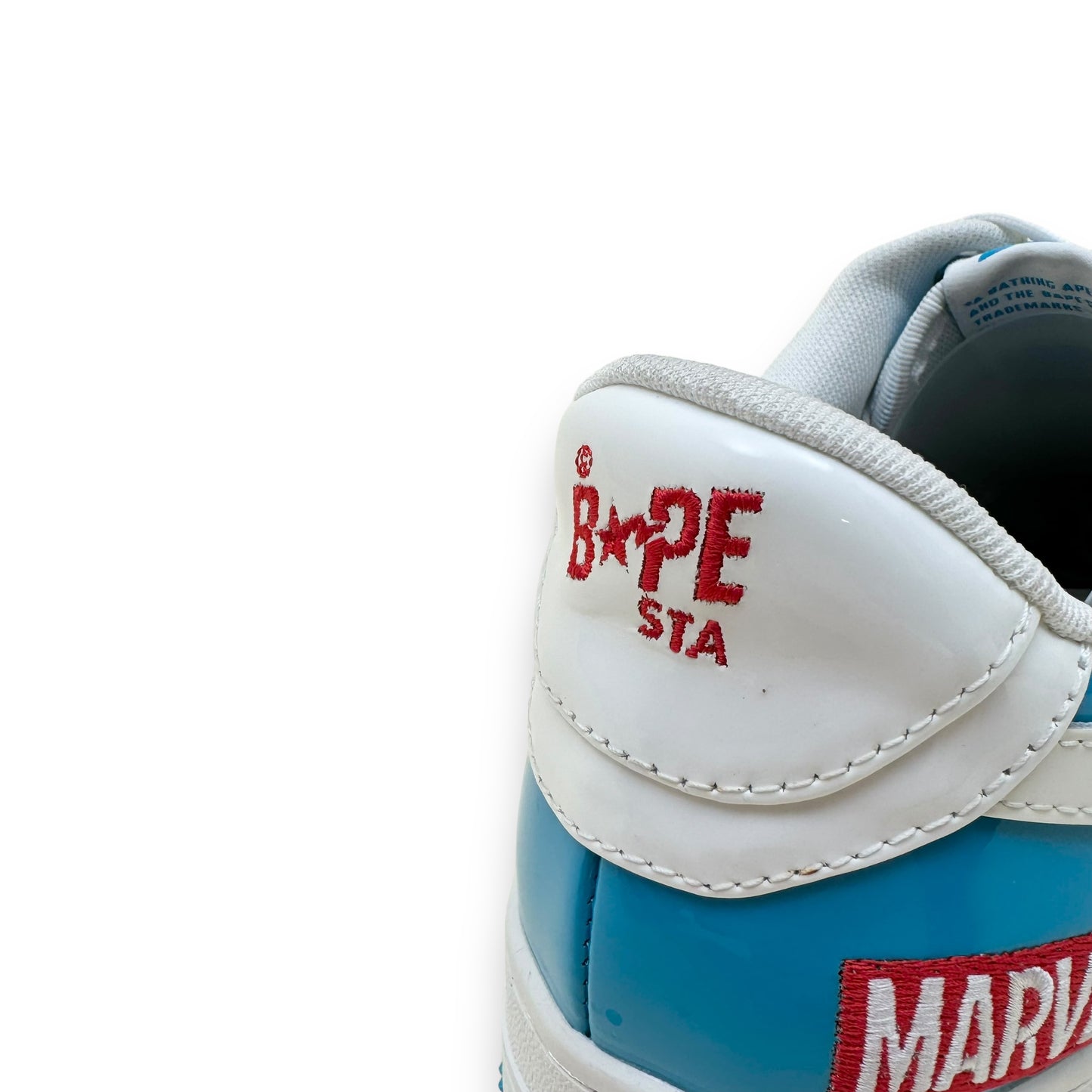 A BATHING APE X MARVEL 2022 BAPE STA SNEAKER RED / BLUE UK8.5