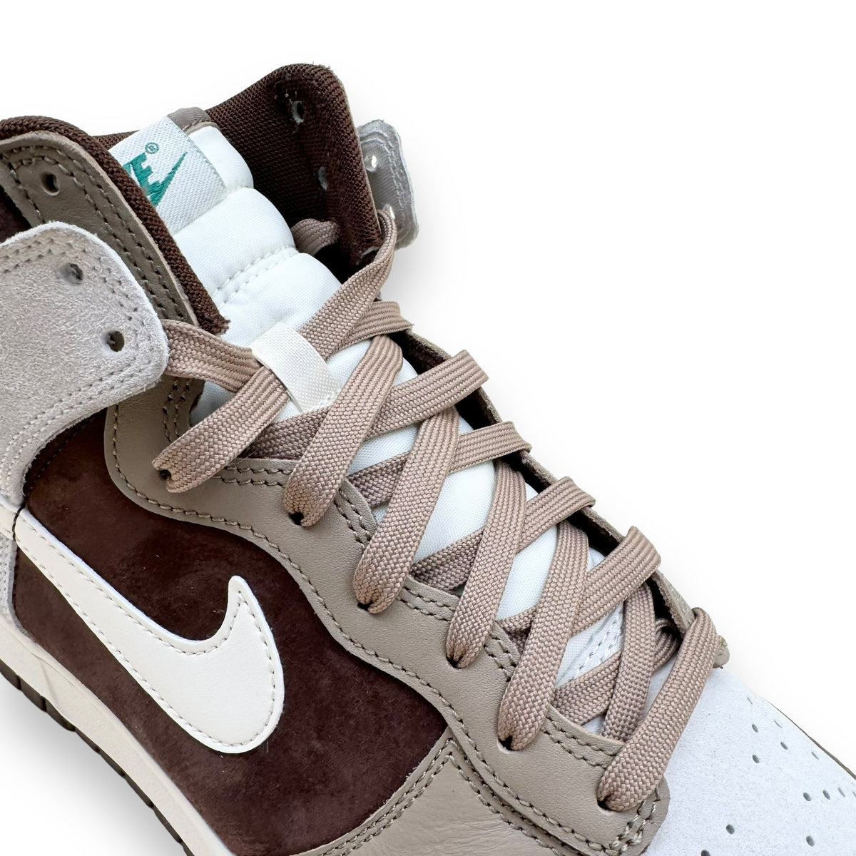 NIKE DUNK HIGH SNEAKER LIGHT CHOCOLATE SAIL UK9.5