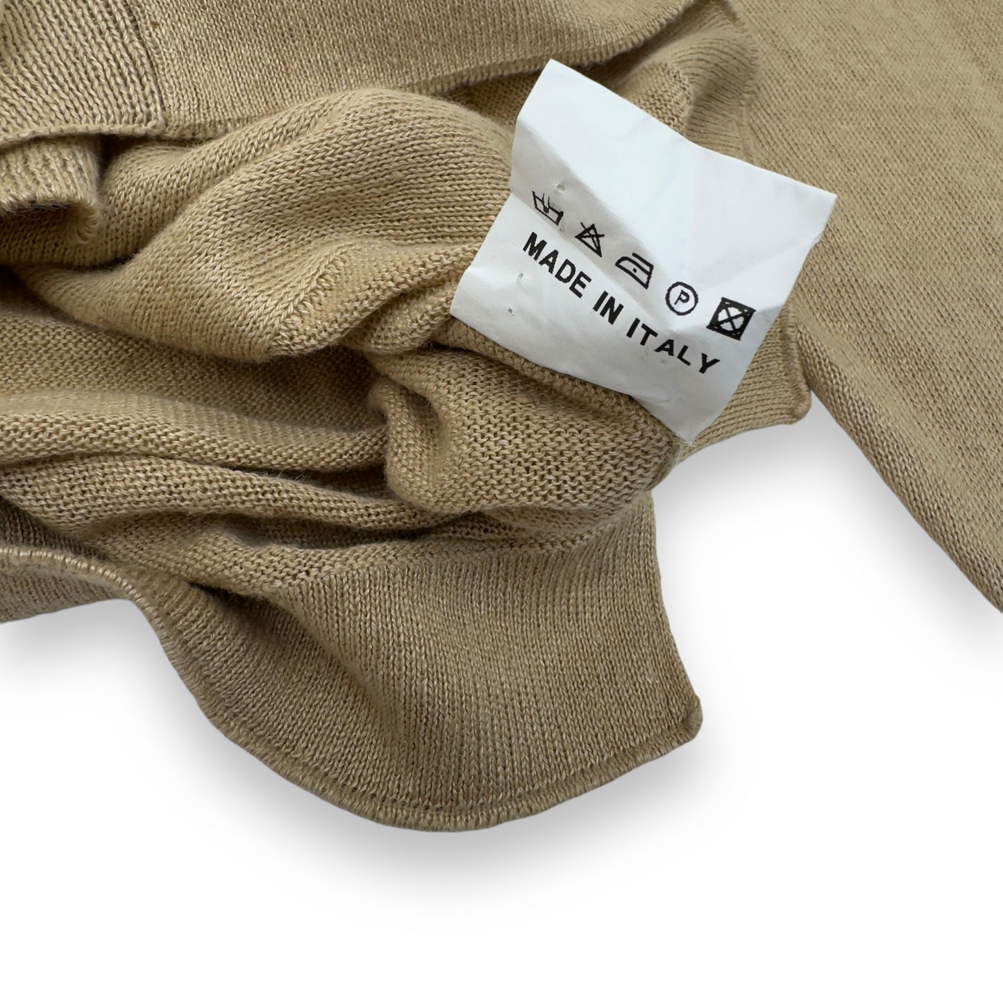 THOM SWEENEY LINEN CARDIGAN CARAMEL M