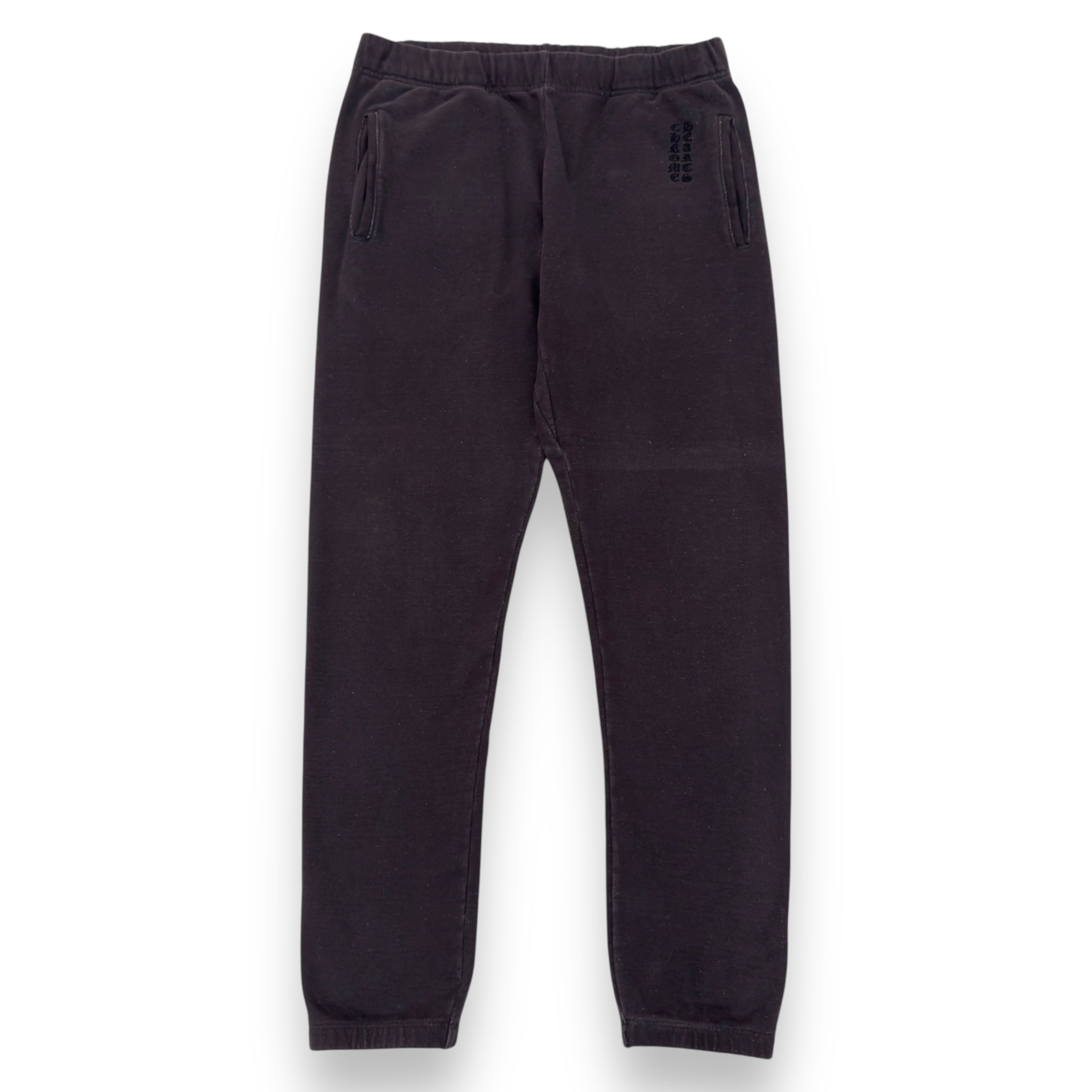 CHROME HEARTS VERTICAL LOGO SWEATPANTS DARK GREY L