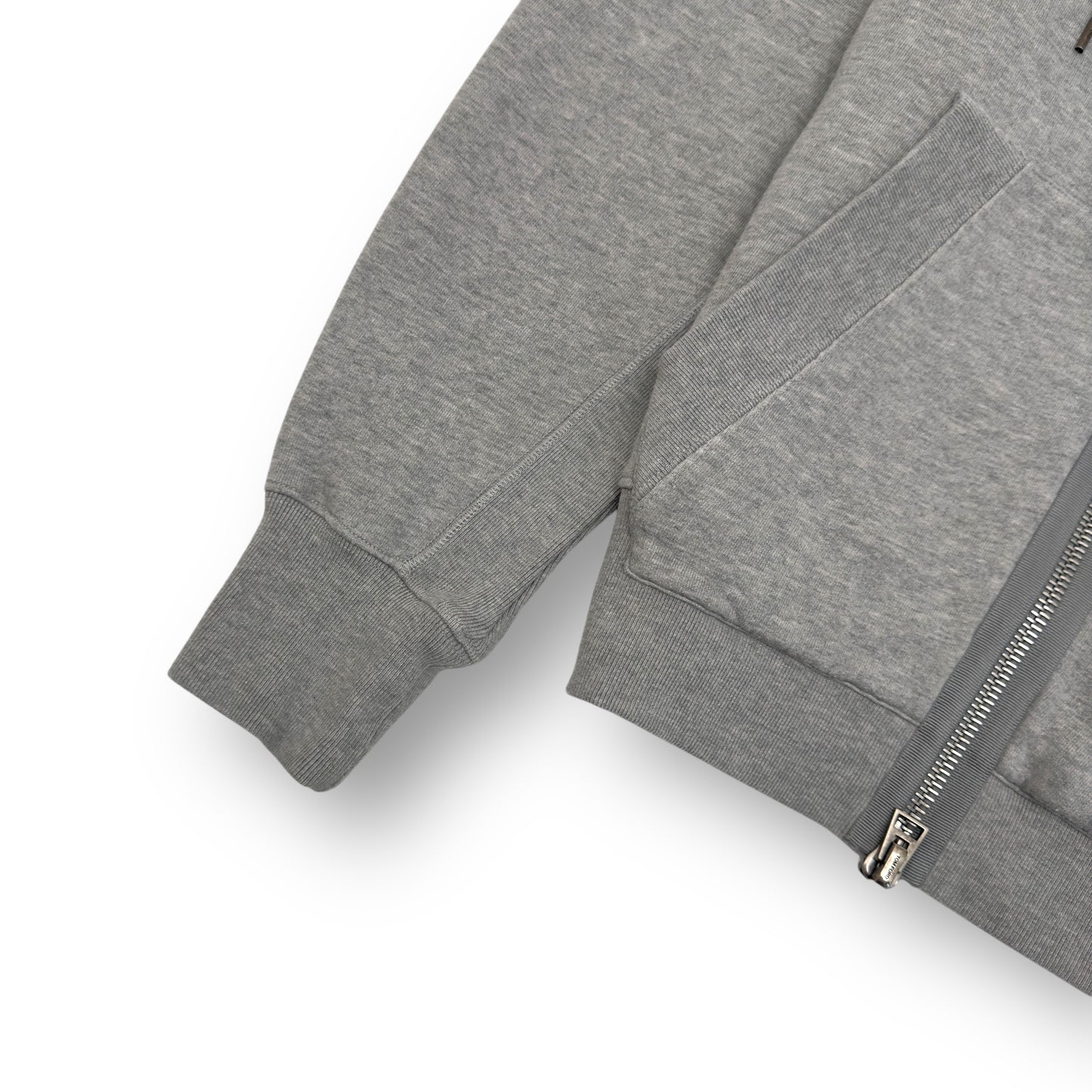 TOM FORD COTTON ZIP UP HOODIE GREY L