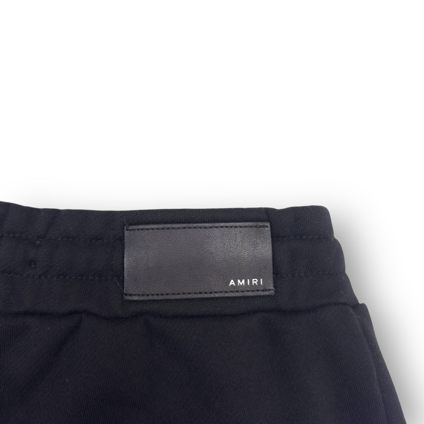 AMIRI CORE LOGO SLIM SWEATPANTS BLACK / WHITE M