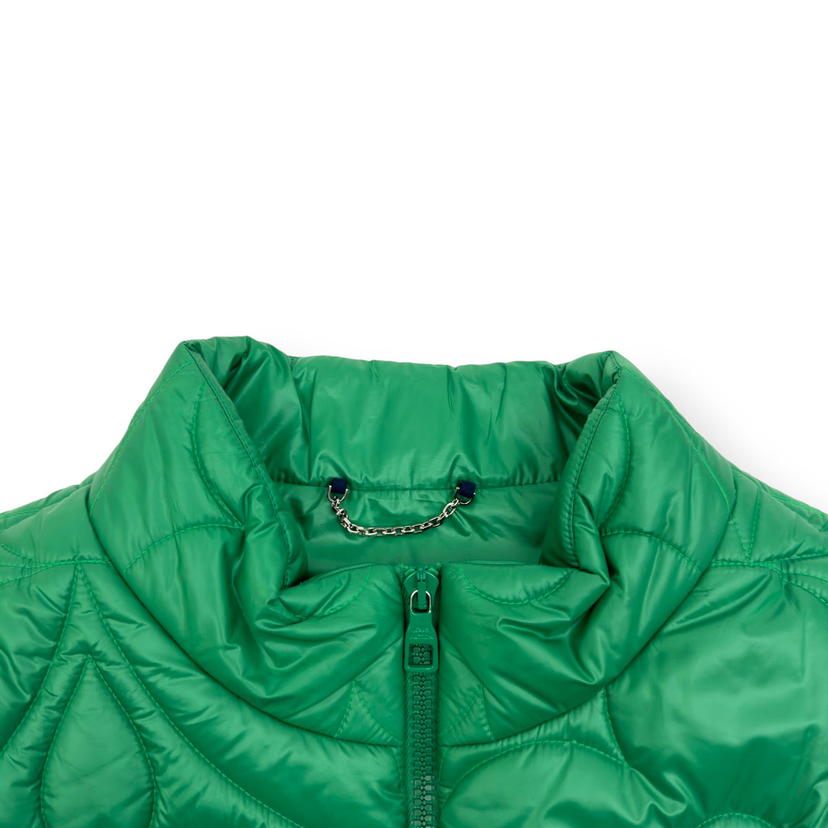 LOUIS VUITTON SS22 LVSE PADDED MONOGRAM FLOWER GILET GREEN 48 / S