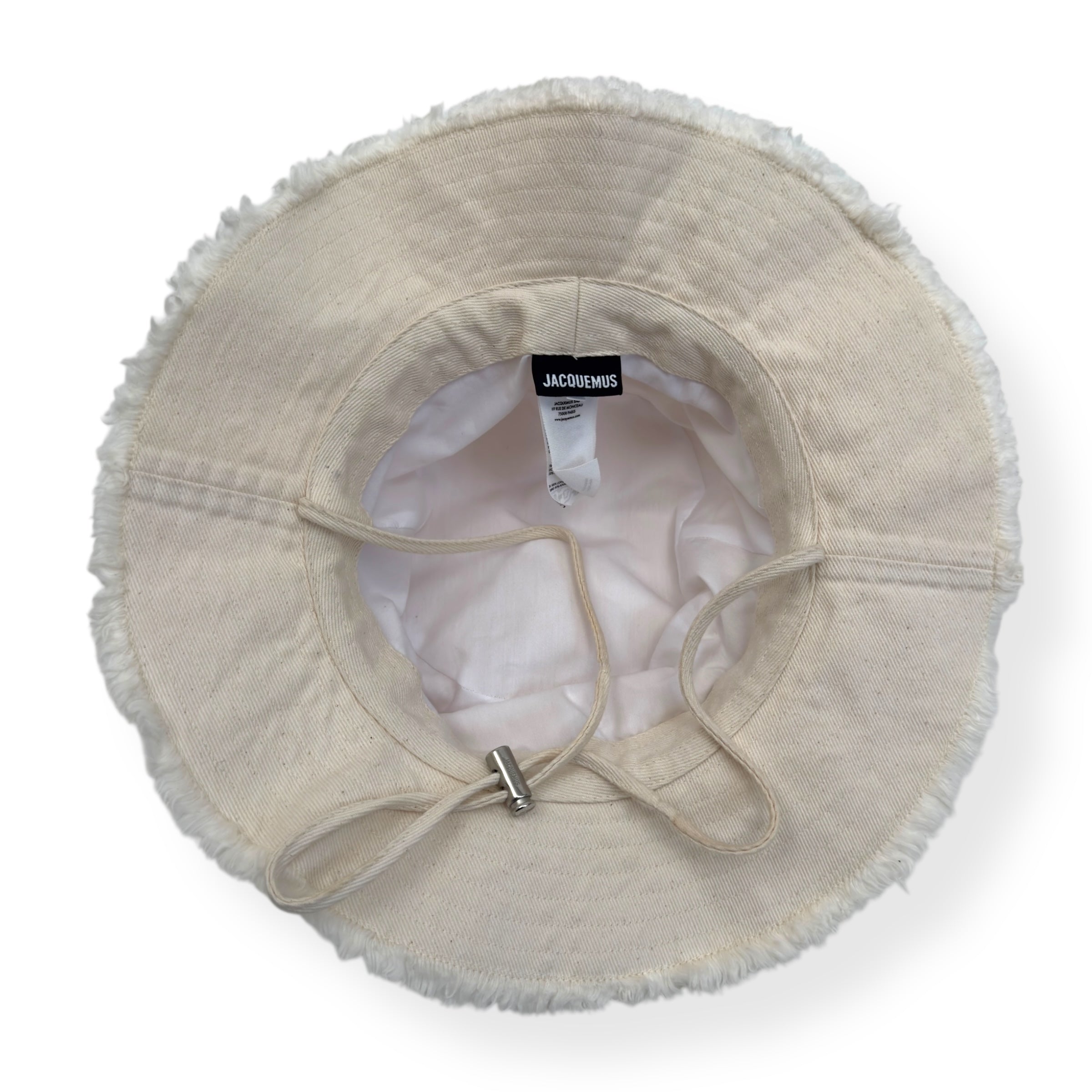 JACQUEMUS LE BOB ARTICHAUT BUCKET HAT OFF-WHITE 60
