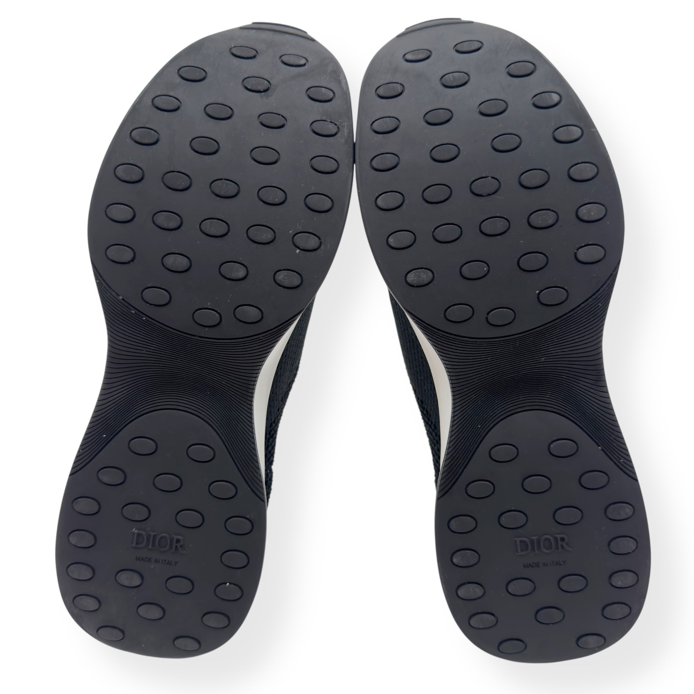 DIOR B25 LOW TOP RUNNER SNEAKER BLACK / WHITE 43 / UK9