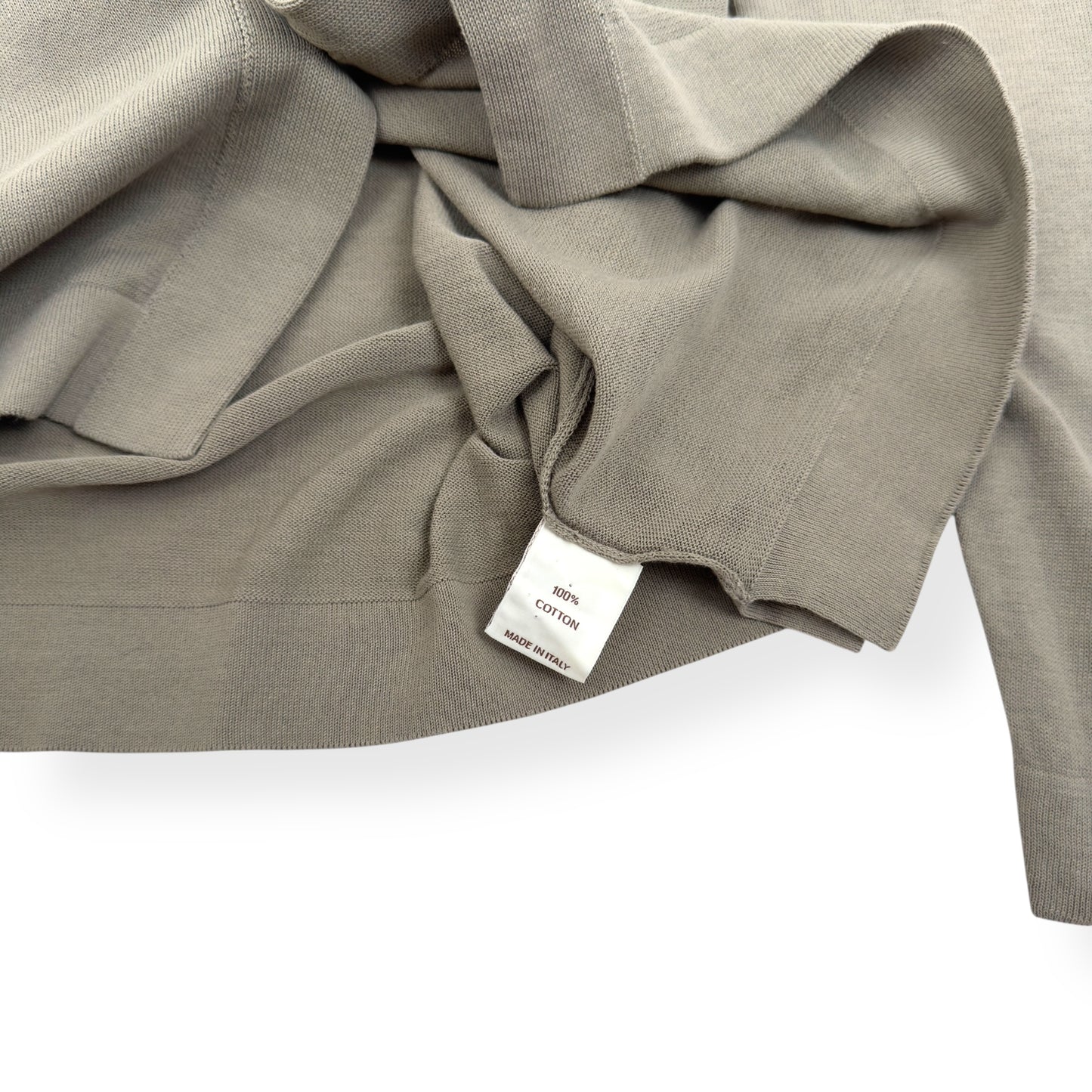 THOM SWEENEY BUTTON-DOWN COLLARED POLO SHIRT GREEN M