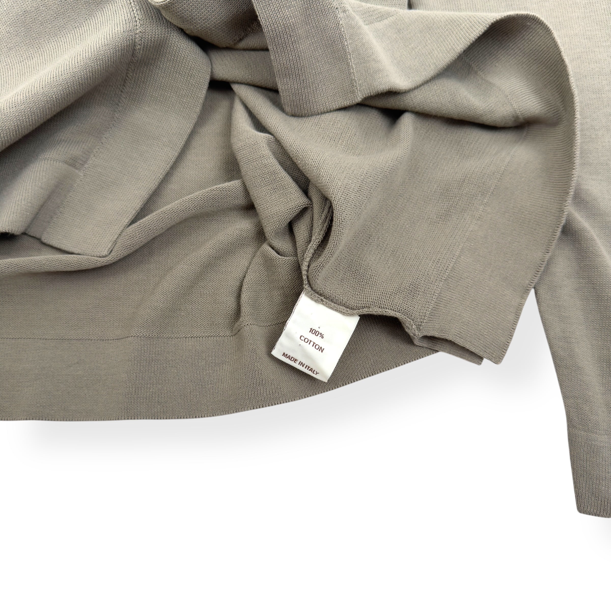 THOM SWEENEY BUTTON-DOWN COLLARED POLO SHIRT GREEN M