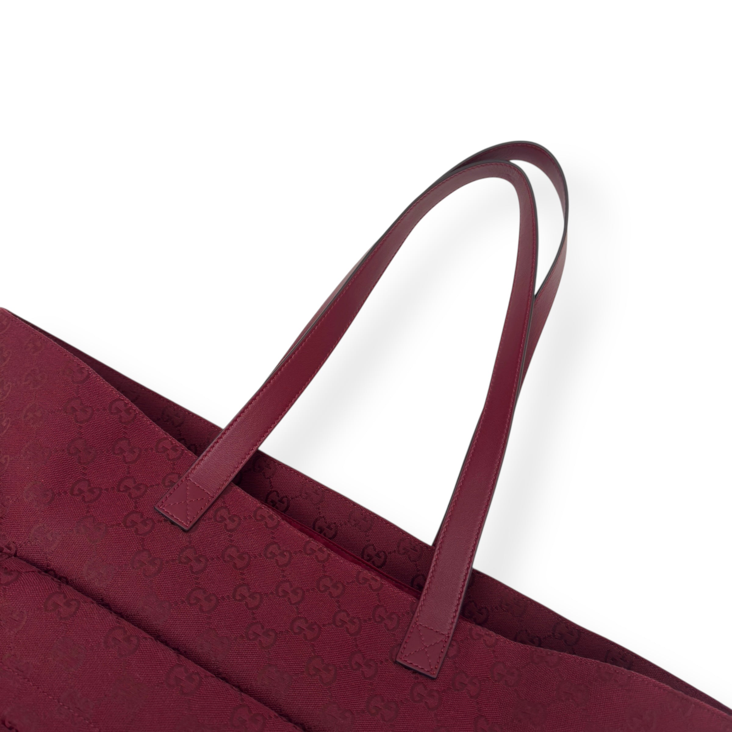 GUCCI GG TOTE BAG ANCORA RED L