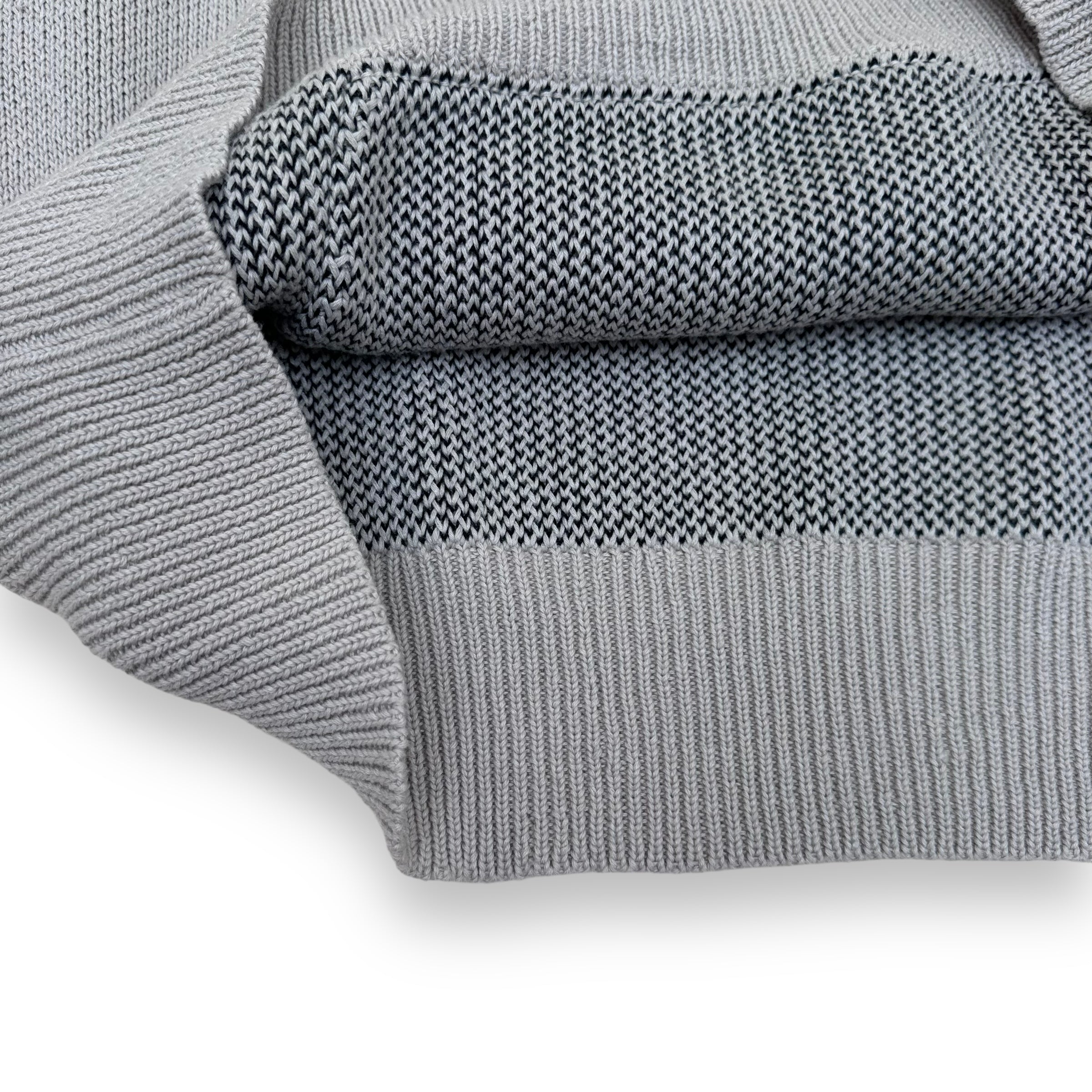 ESSENTIALS FOG HEAVY WEIGHT KNITTED HOODIE GREY XL