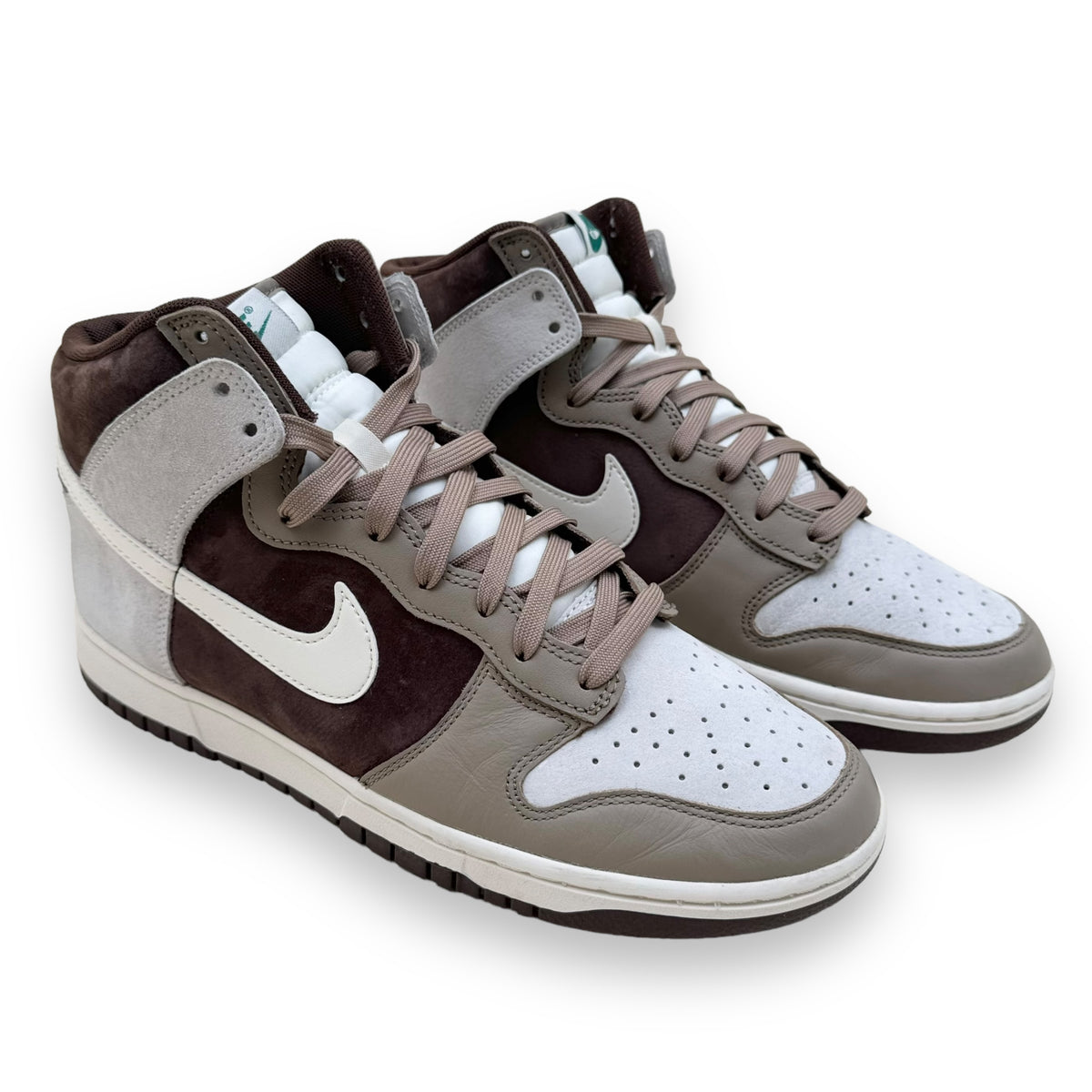 NIKE DUNK HIGH SNEAKER LIGHT CHOCOLATE SAIL UK9.5